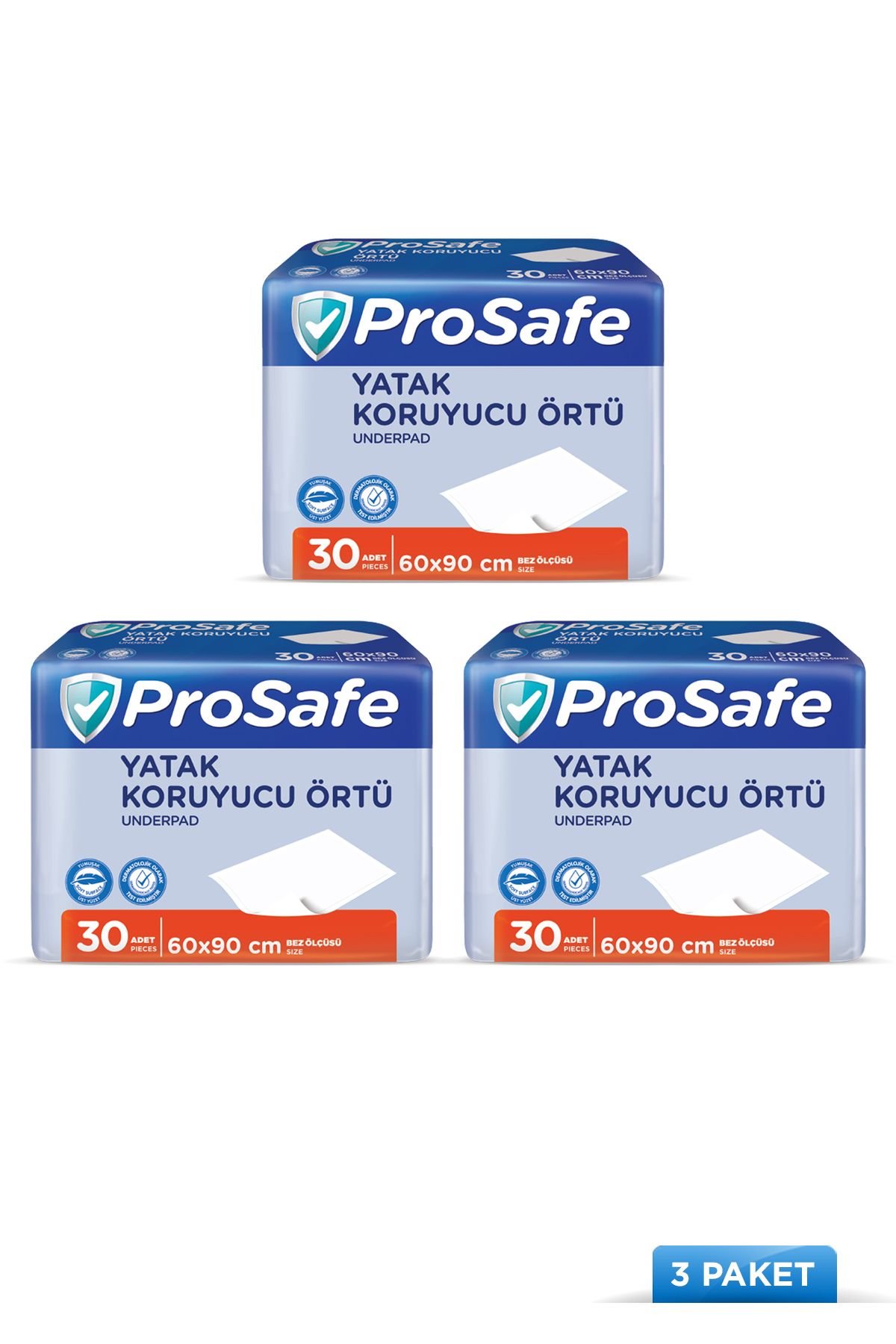 PROSAFE Yatak Koruyucu Örtü 30'lu X3