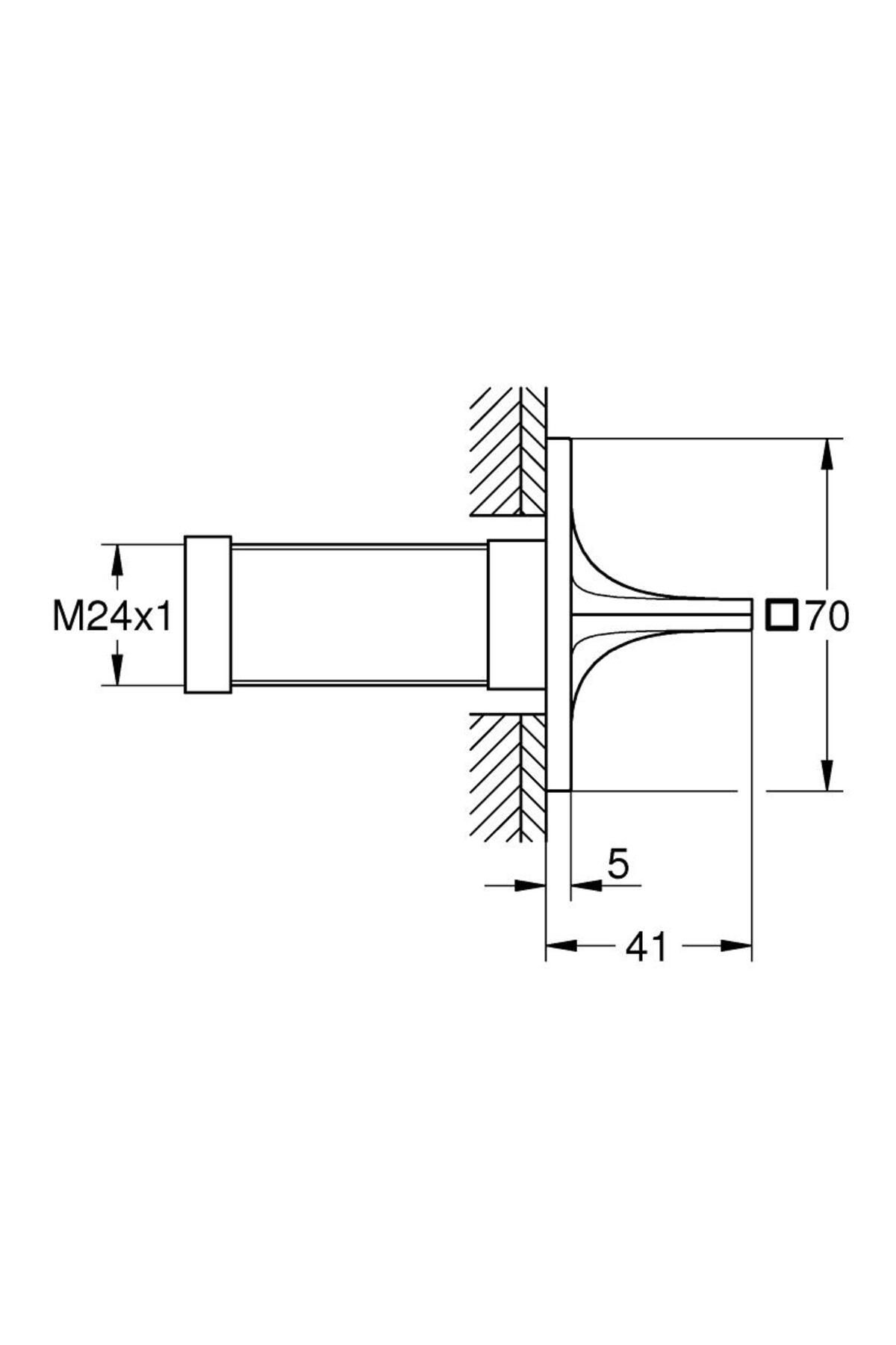 Grohe-Allure Built-in Stop Valve - 19334gn1 3