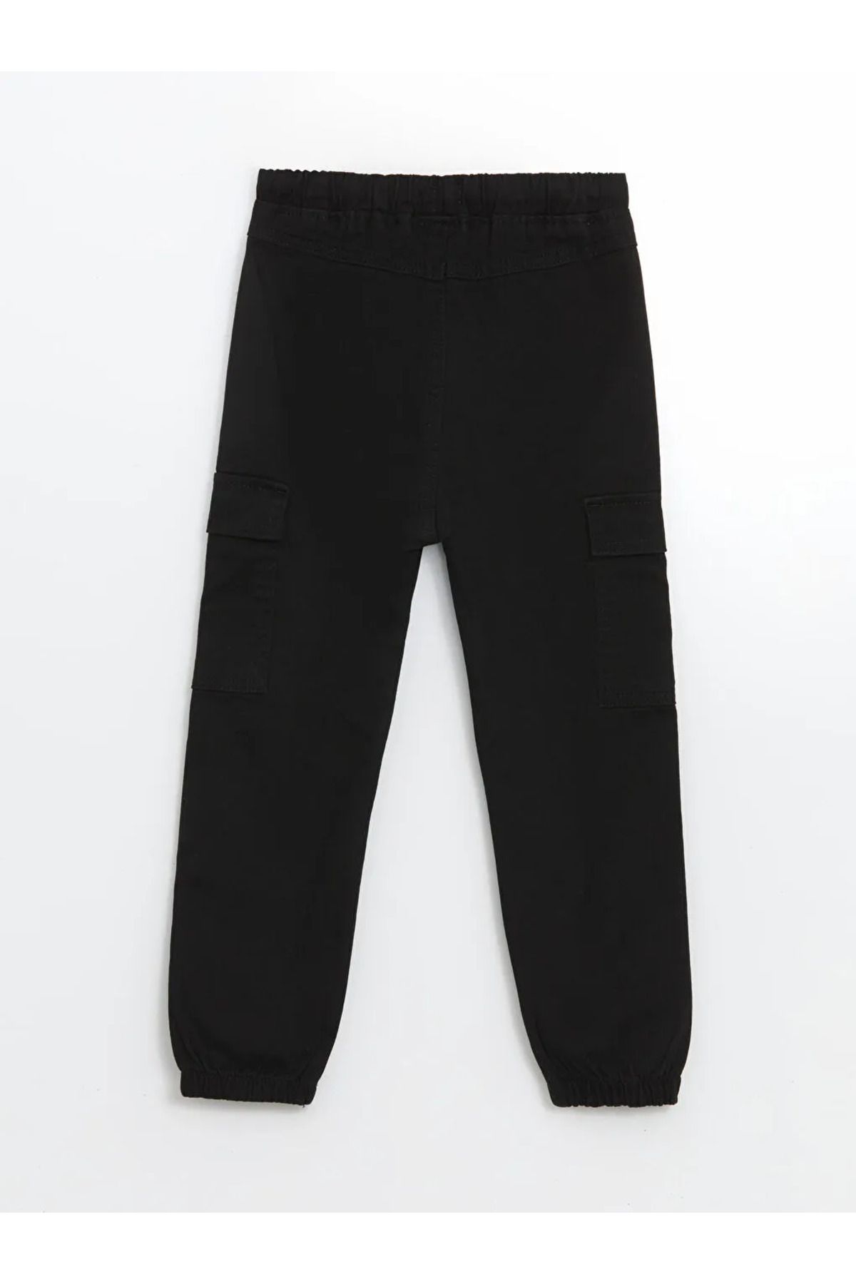 LC Waikiki-Kids Black Boys' Jogger Pants with Elastic Waist 2