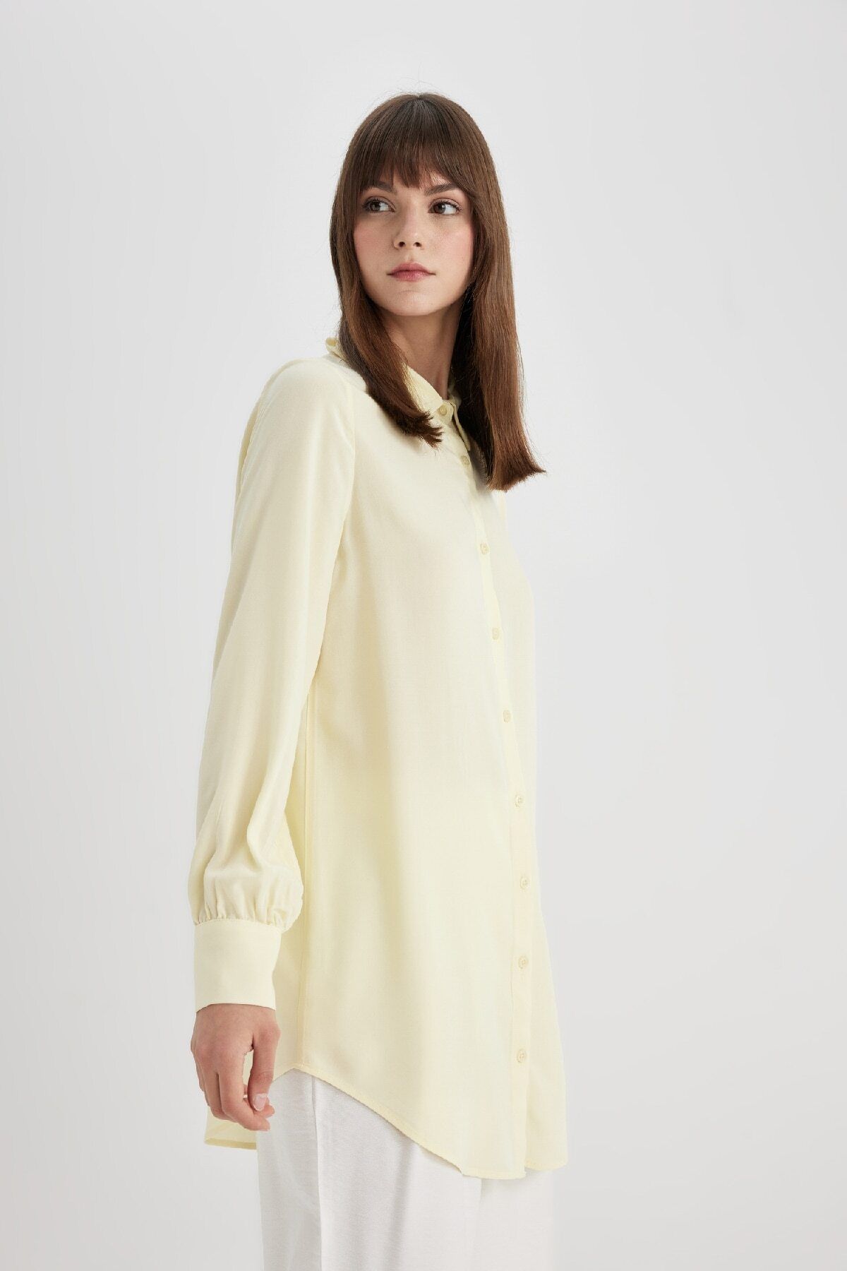 DeFacto-Regular Fit Basic Langarmshirt Tunika Z3538az24sp 4