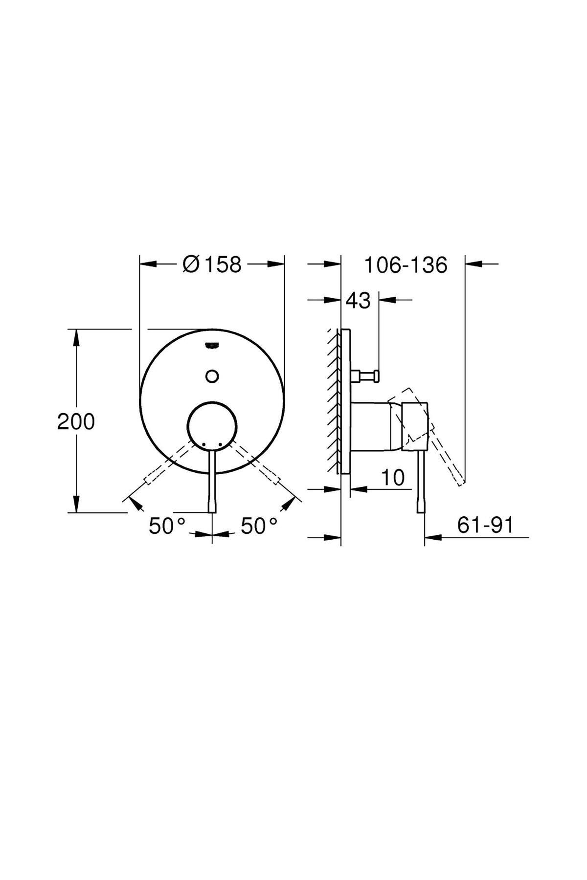 Grohe-Built-in Bathroom Faucet 2 ExitEssence Cool Sunr.-24058gl1 3