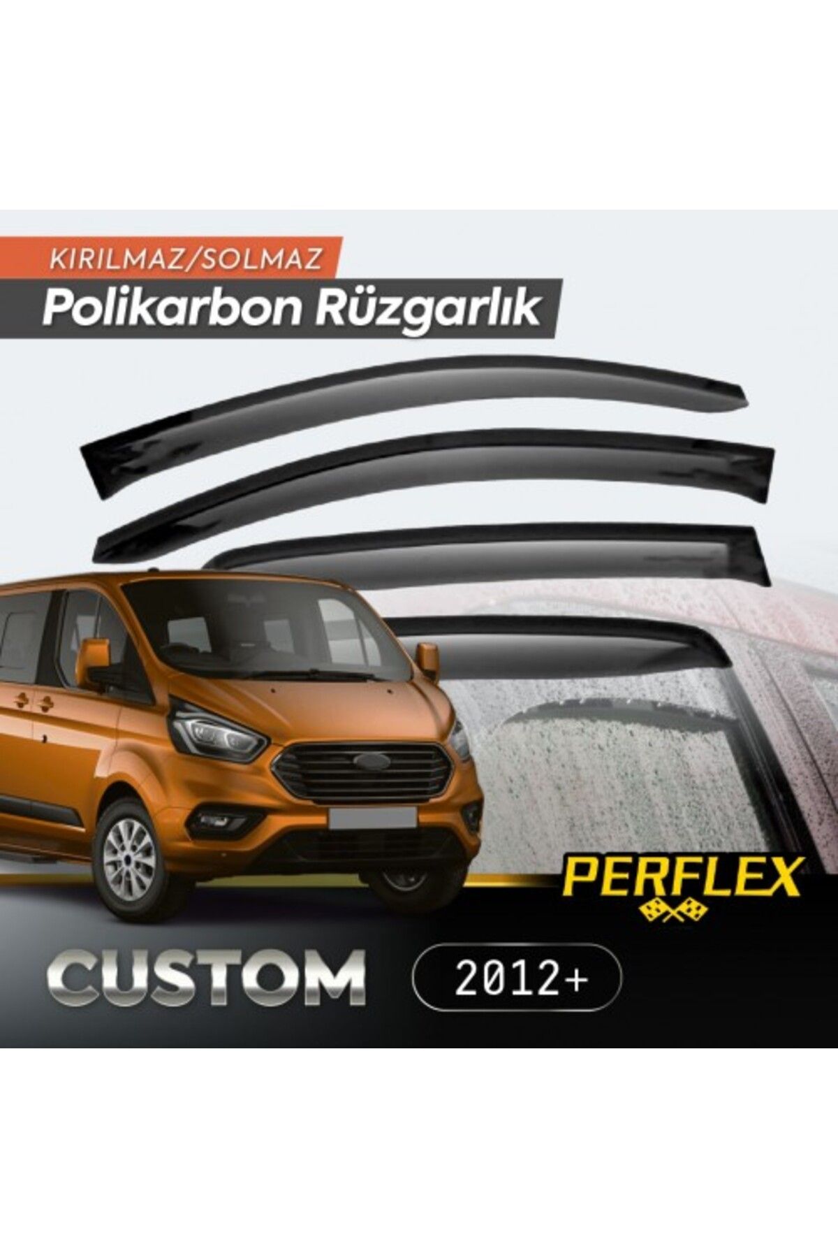 Genel Markalar Ford Custom 2012 Cam Rüzgarlığı V2 Düz