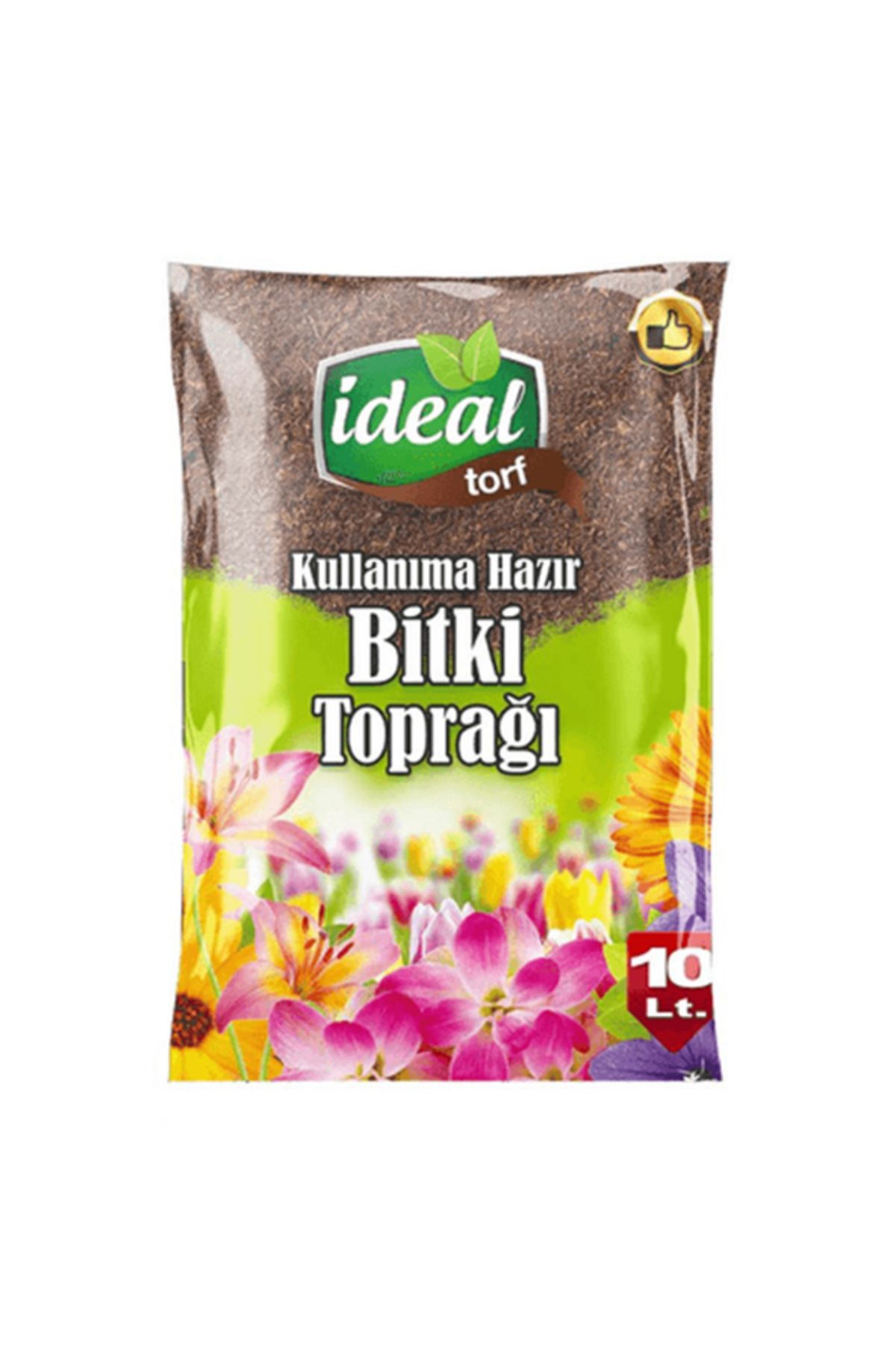 İdeal Torf Bitki Toprağı 10 Lt - Bitkiler İçin Yumuşak ve Verimli Ortam