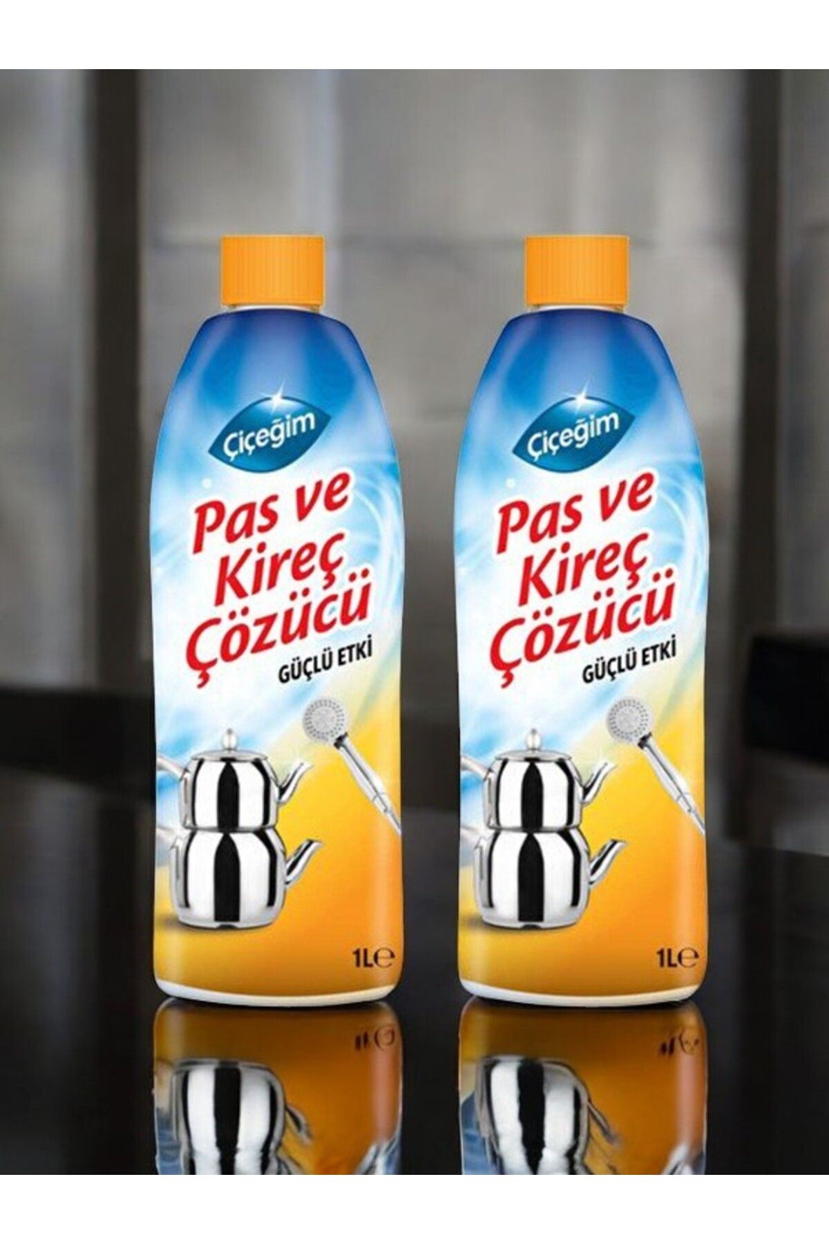 Çiçeğim Pas ve Kireç Çözücü 2 x 1 Lt – Kireç ve Pası Kolayca Giderir