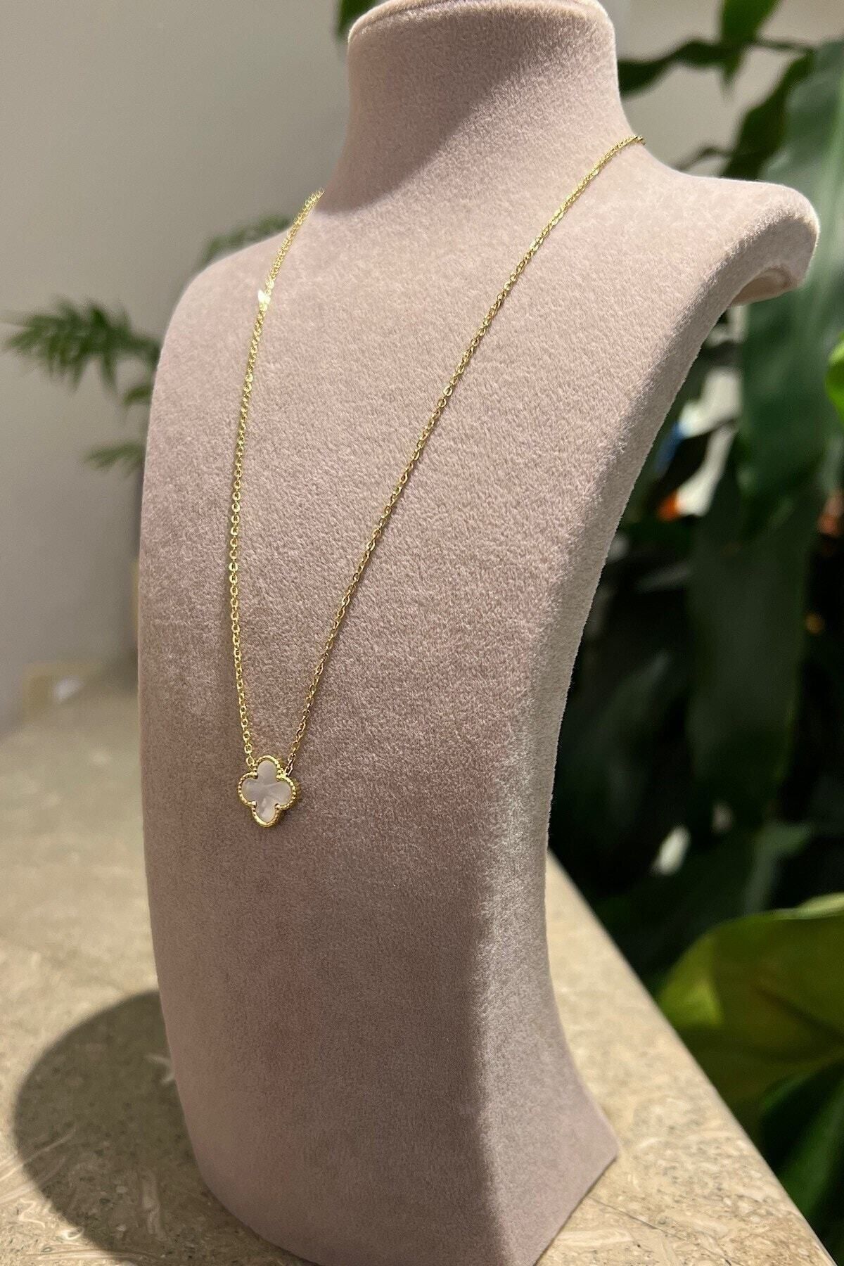 JEWELRY Kolye Çelik 316l Alhambra Yonca