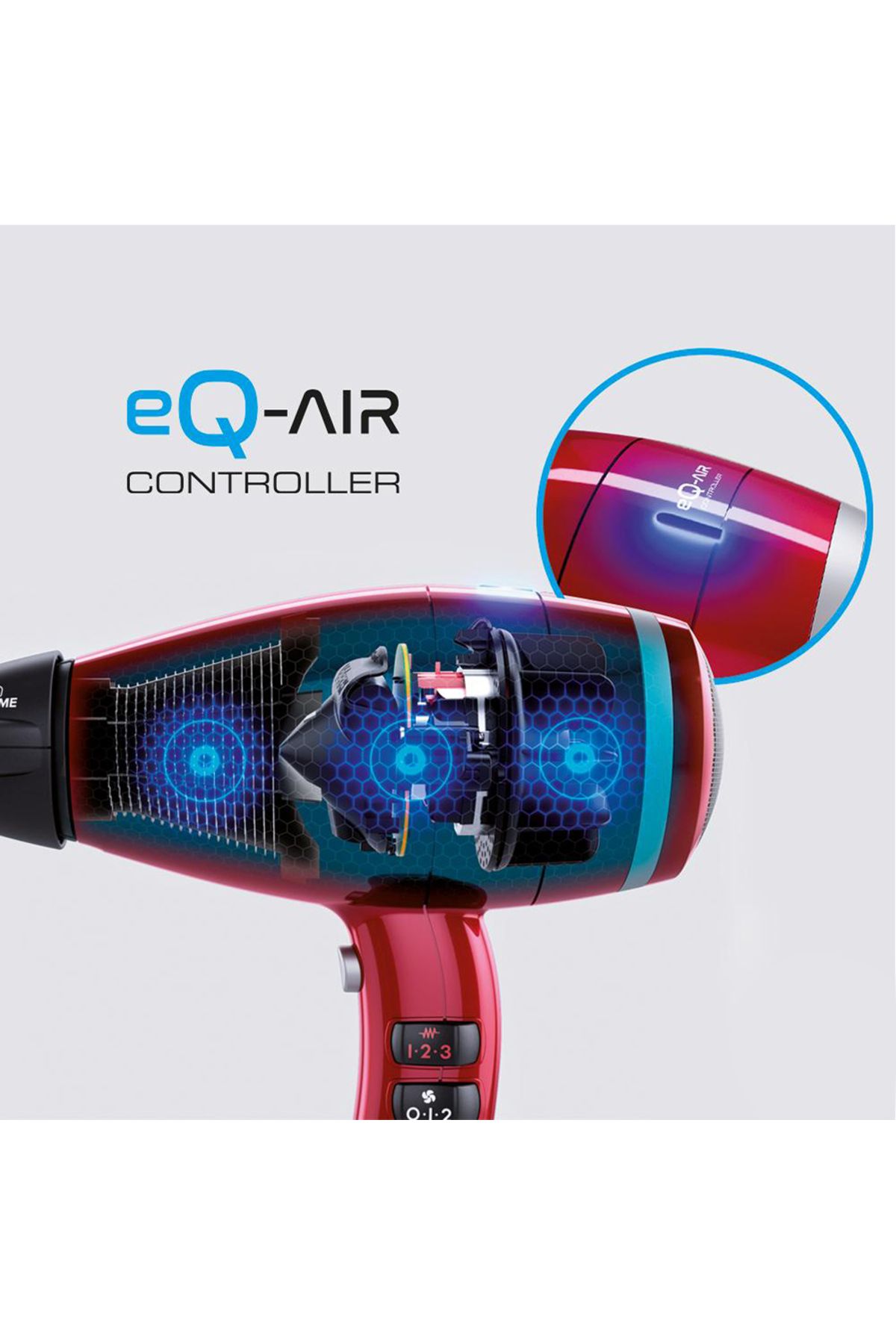 Valera-Swiss Power4Ever Eq Rc D Hair Dryer with Ionizer Diffuser 2400 W Red 5