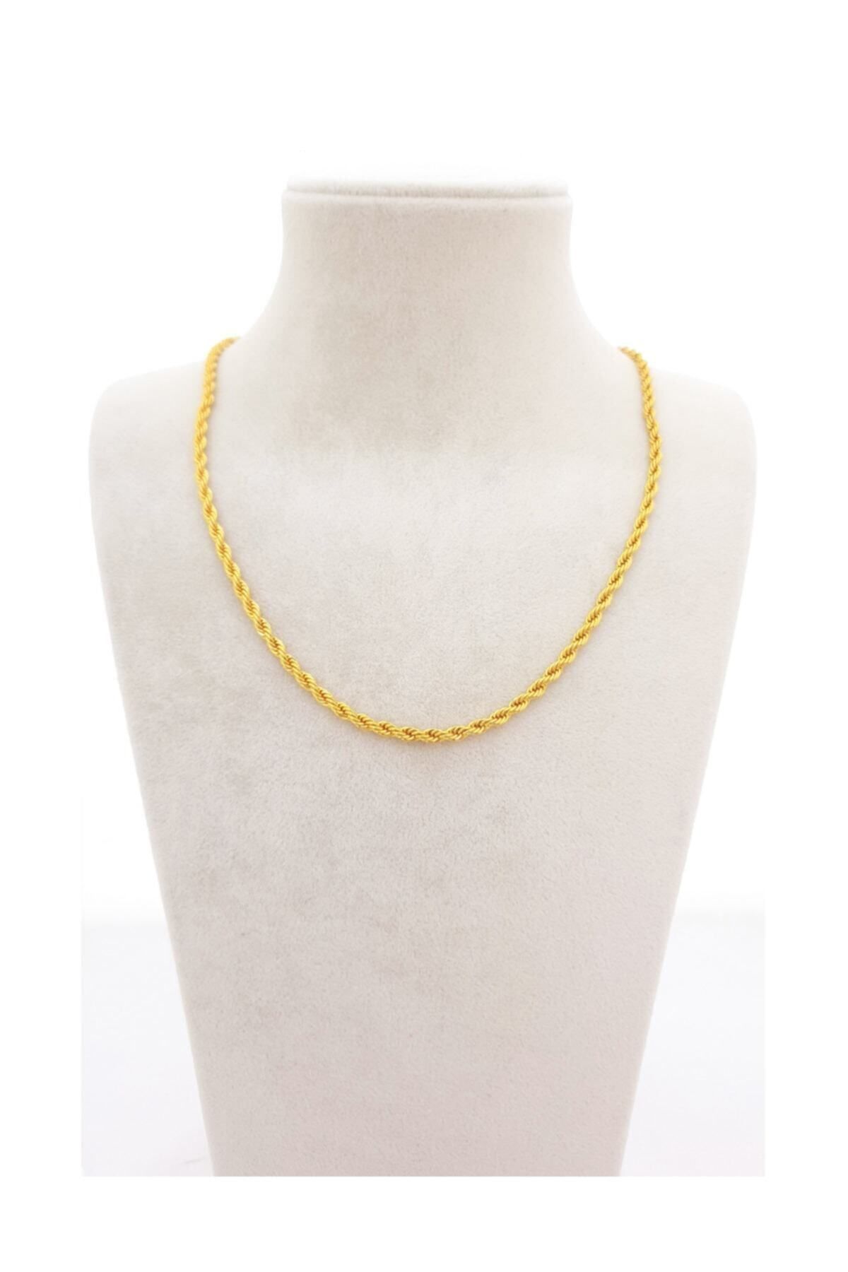 JEWELRY 22 Ayar 60 Cm Altın Kaplama Zincir