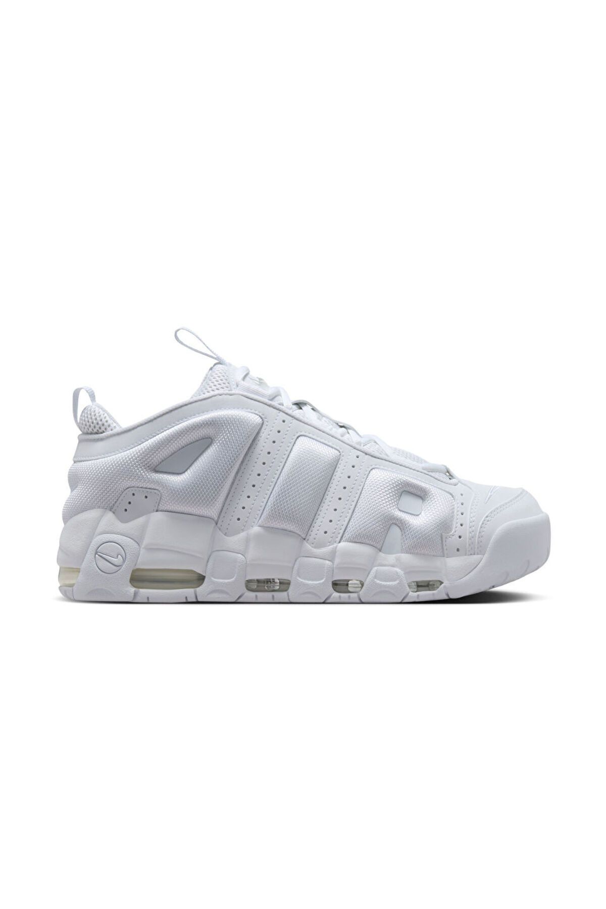Nike Unisex Basketbol Ayakkabısı Air More Uptempo Low FZ3055-100 Beyaz