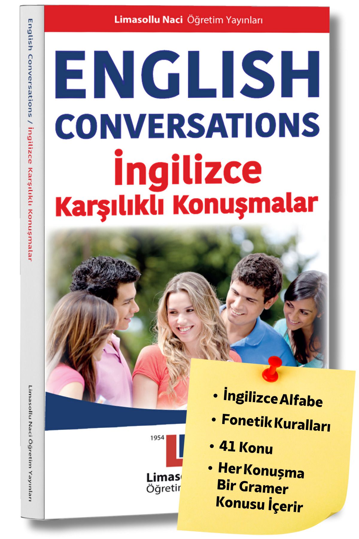 Limasollu Naci Öğretim Yayınları İngilizce Karşılıklı Konuşmalar, Fonetik Kuralları, Kelime Bilgisi, Gramer Öğrenmek