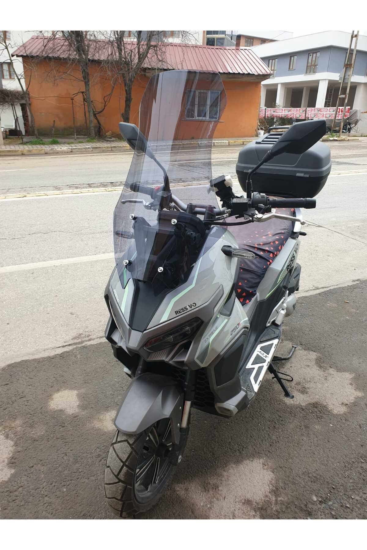 Mondial Ressivo 250 Siperlik Ön Cam 2023-2025 Model 68cm Füme Renkli 4mm
