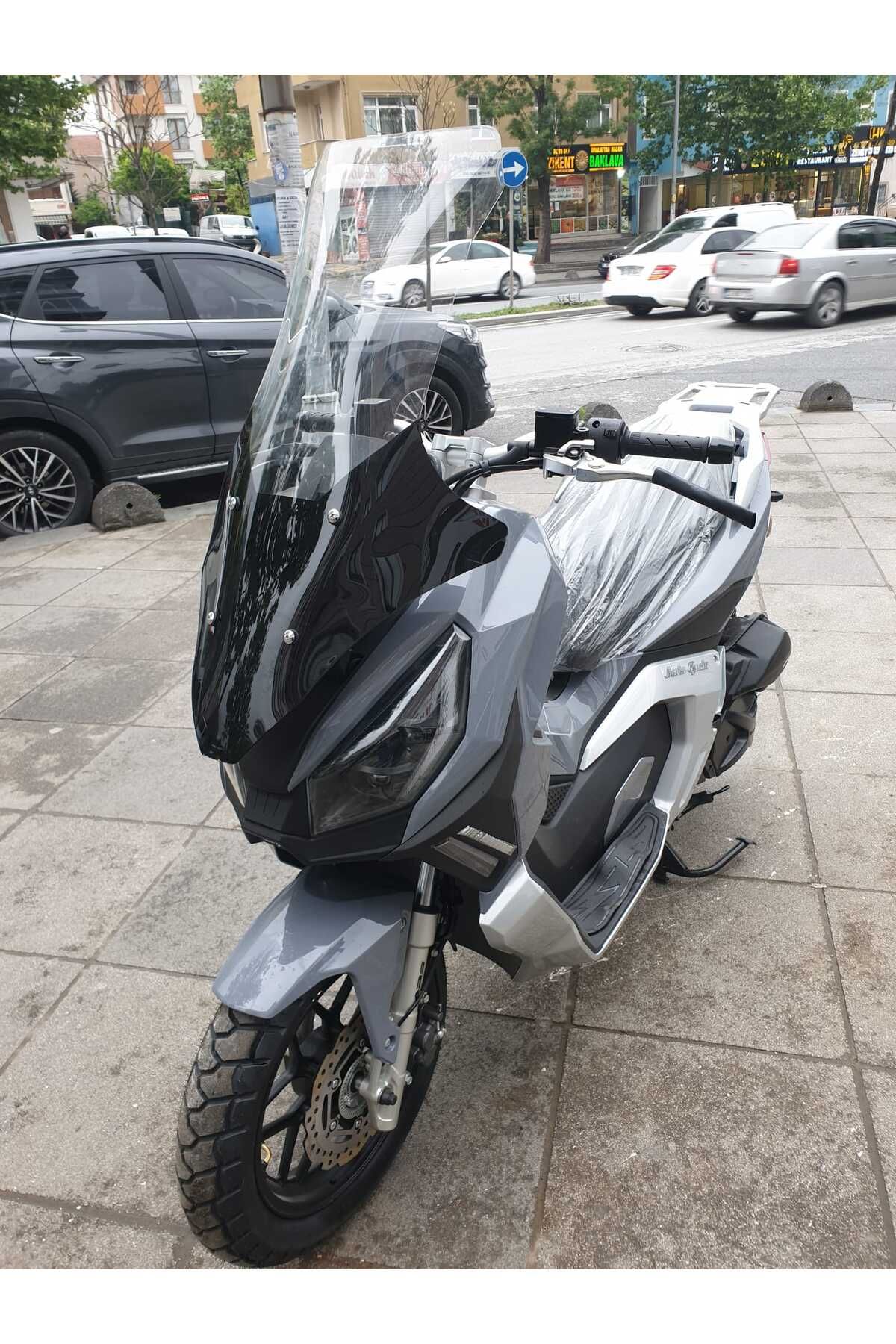 Moto Gusto Dream 150 Siperlik Ön Cam 2023-2025 Model 78cm şeffaf Renkli 4mm UZUN CAM