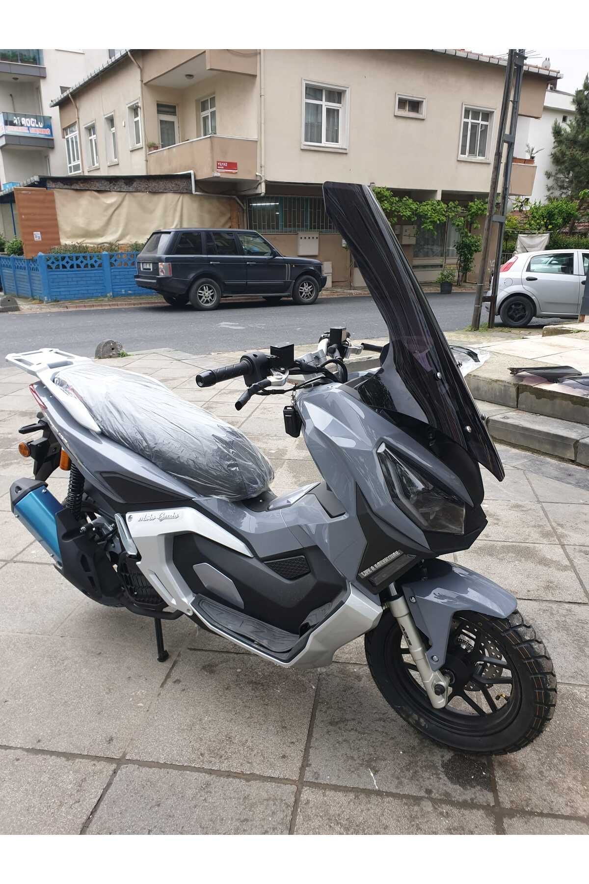 Moto Gusto Dream 150 Siperlik Ön Cam 2023-2025 Model 78cm Siyah Renkli 4mm UZUN CAM
