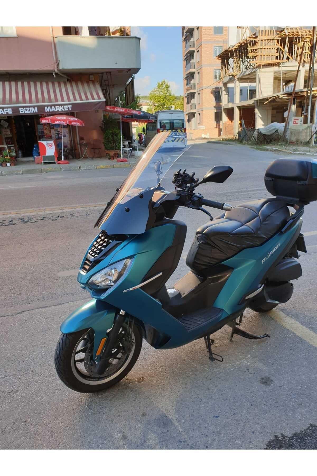 Peugeot Pulsion 125 Siperlik Ön Cam 2022-2025 Model 68cm Şeffaf Renkli 4mm
