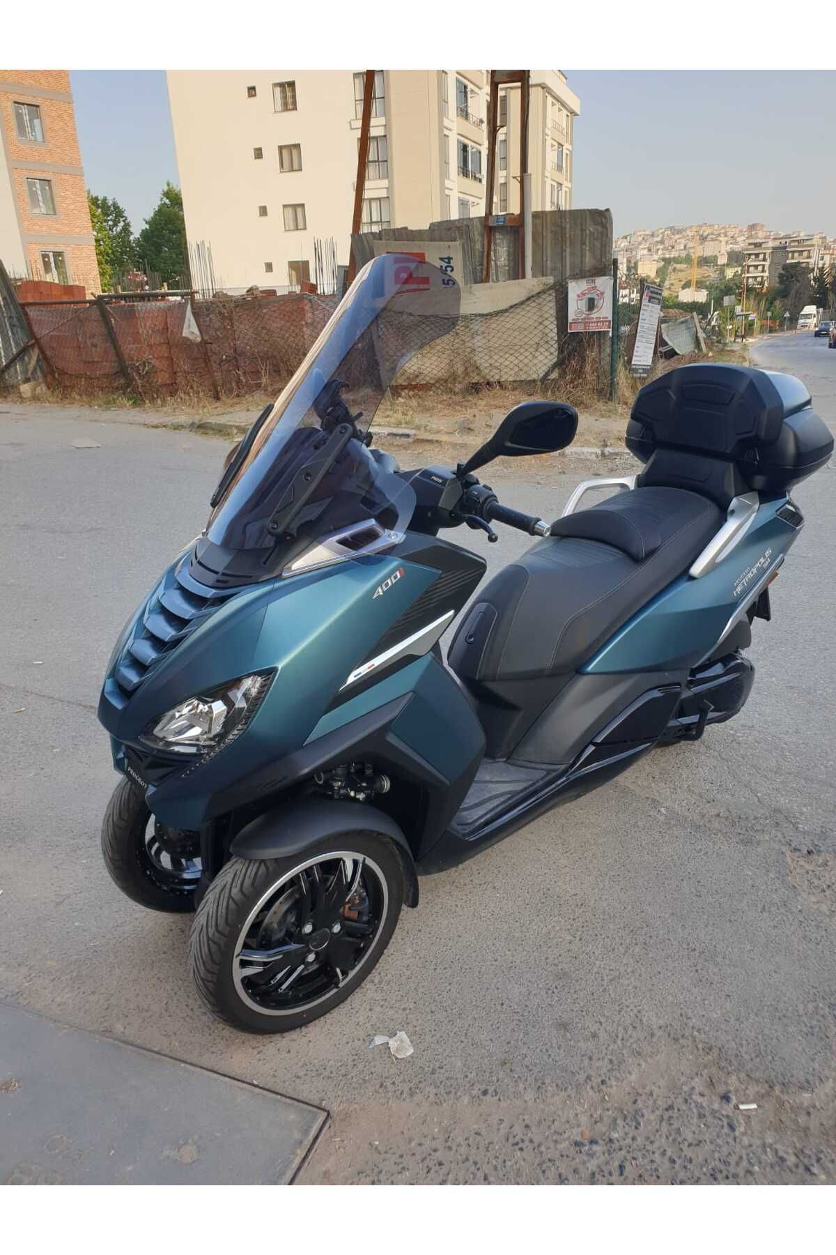 Peugeot Metropolis 400 Siperlik Ön Cam 2021-2025 Model 68cm Füme Renkli 4mm