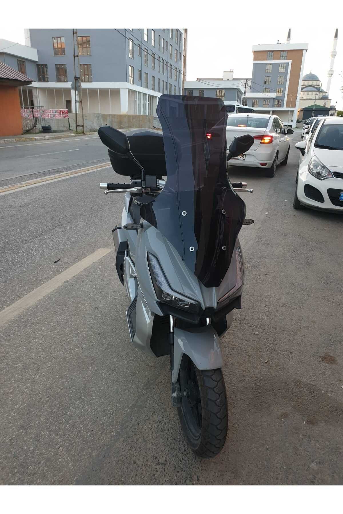 Motolüx Wow 150  Siperlik Ön Cam 2023-2025 Model 78cm Siyah Renkli 4mm UZUN CAM