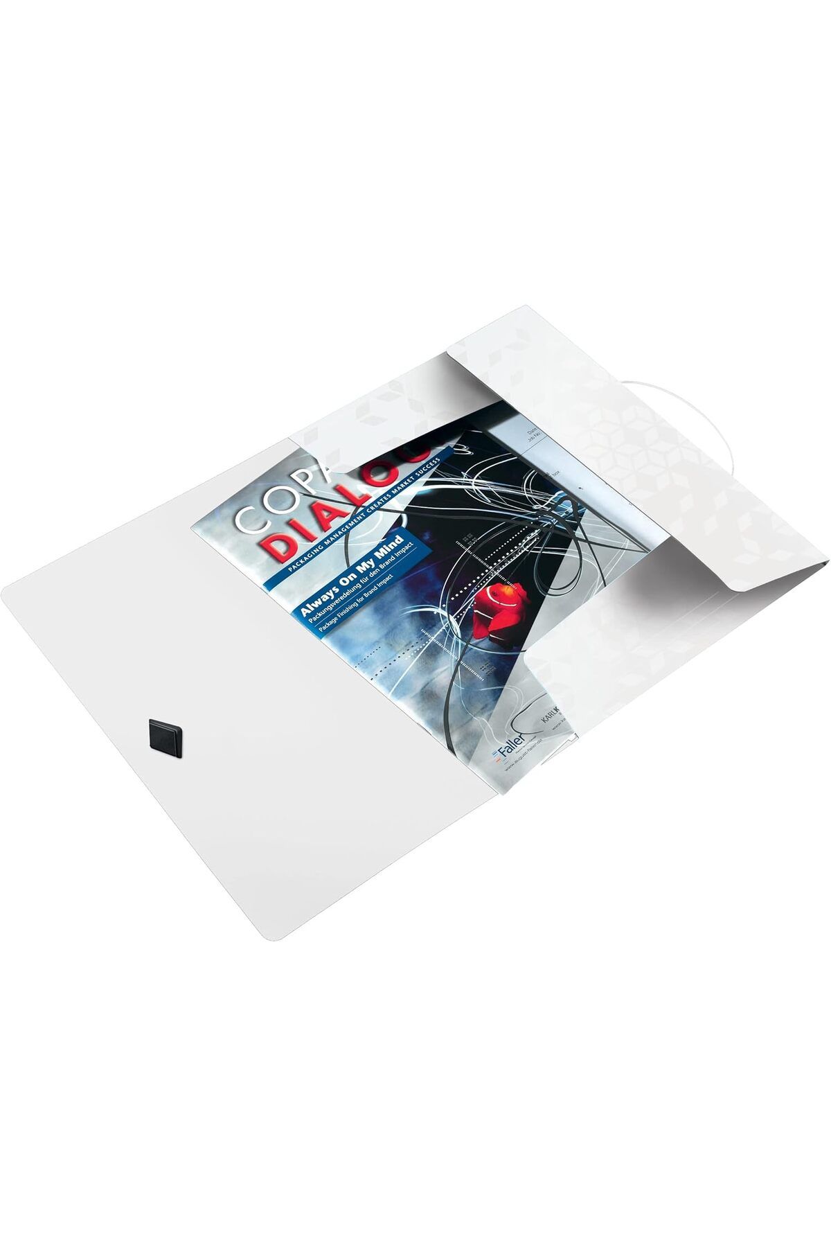 STOREMAX ysstorex Active WOW İnce Lastikli Dosya, Metalik Beyaz StarColxlection 655141