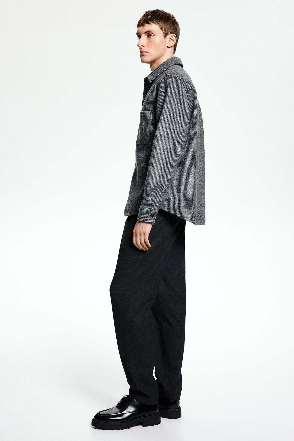 H&M-Regular Fit Overshirt 6