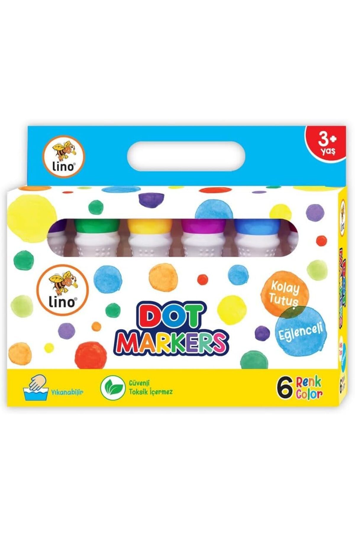 STOREMAX efshopx Dot Markers 6' lı Yıkanabilir Boya New Desing 1002192