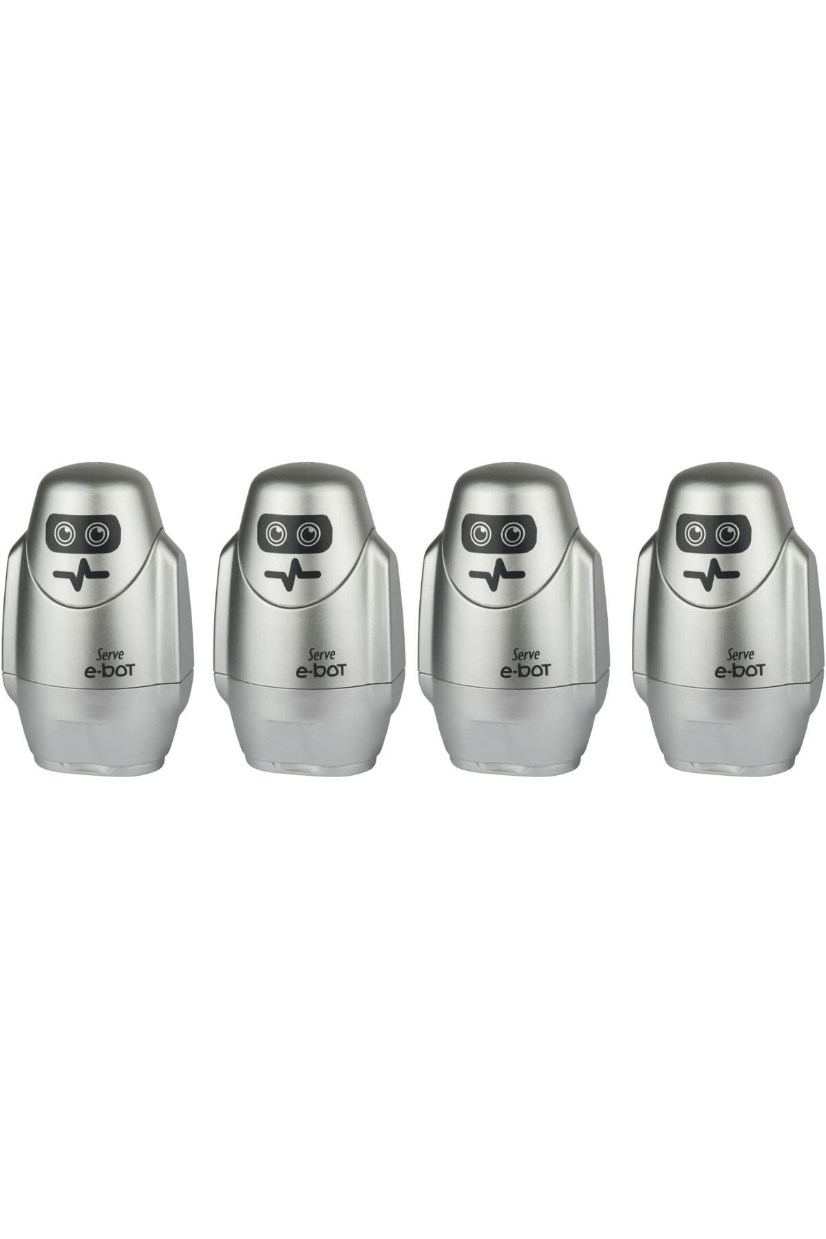 STOREMAX buystoremx E-BOT SILGILI KALEMTIRAS METALIK GRI 4LU SET newstar 1051066