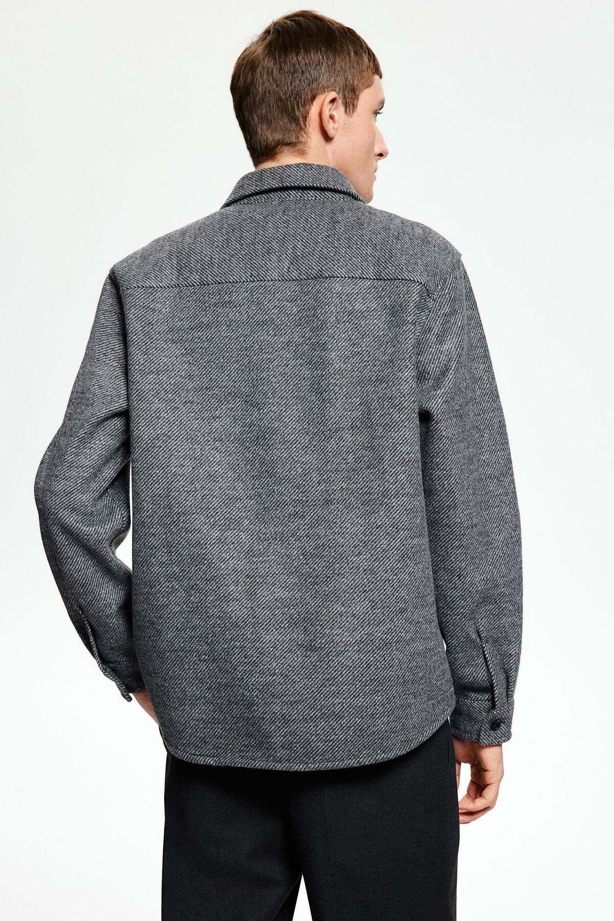 H&M-Regular Fit Overshirt 7