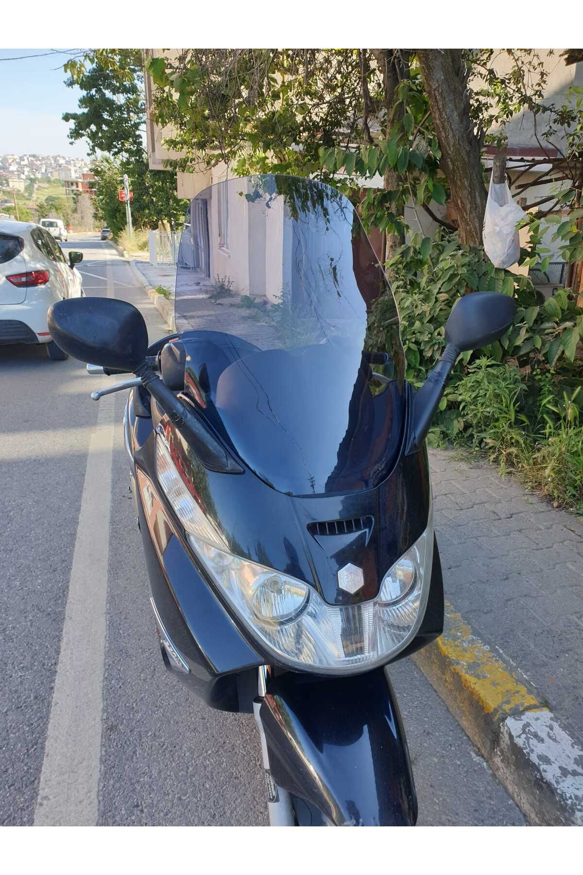 Piaggio X8 200 Siperlik Ön Cam 2004 2006 Model 70cm Füme Renkli 4mm