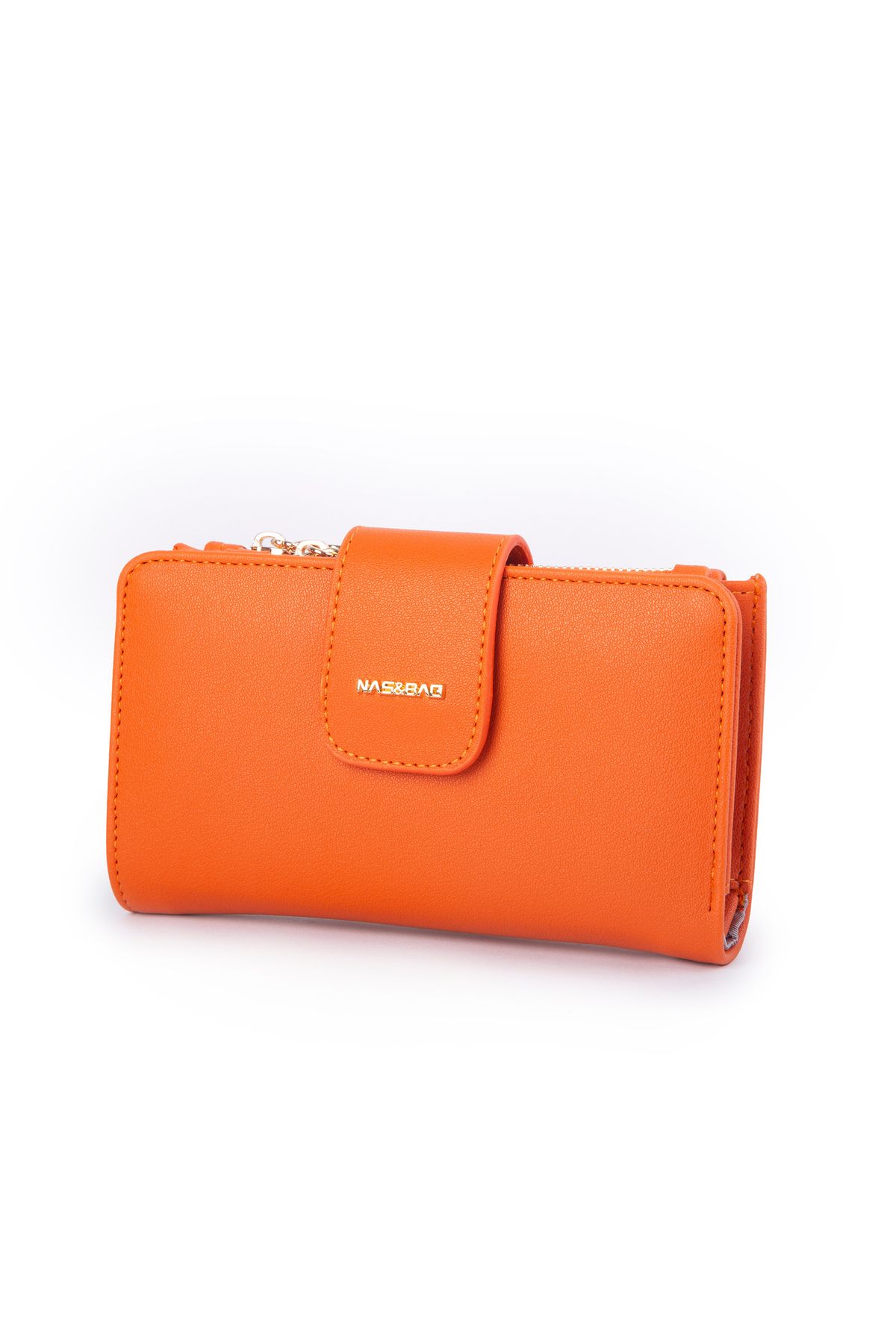 Nas Bag-Wallet - Orange - Plain 1