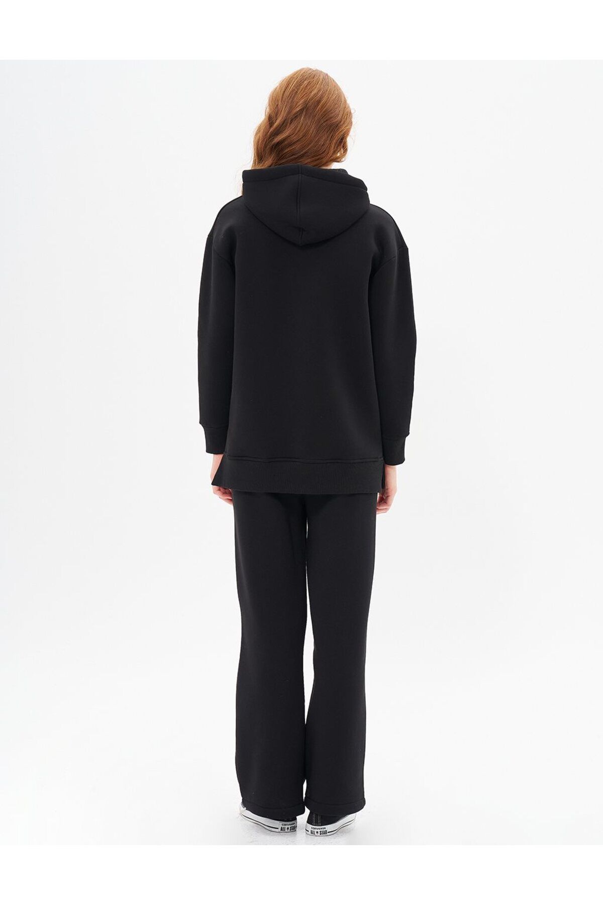 Kayra-Black Hooded Sweatshirt 5