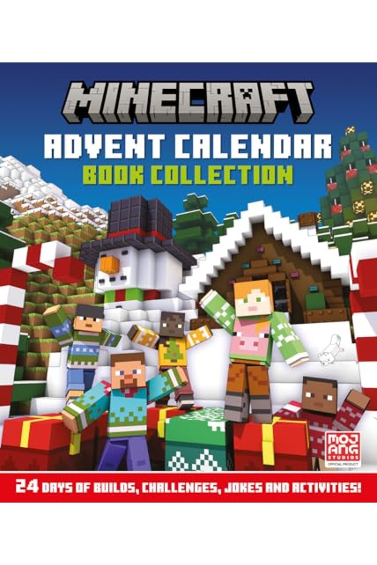 Harper Collins-Minecraft Advent Calendar Book Collection 24 Days Of Builds Challenges Jokes And Activities 1