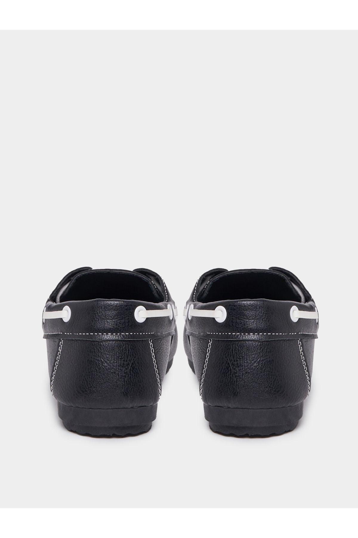 Styli-Lace Detail Slip On Loafers 3