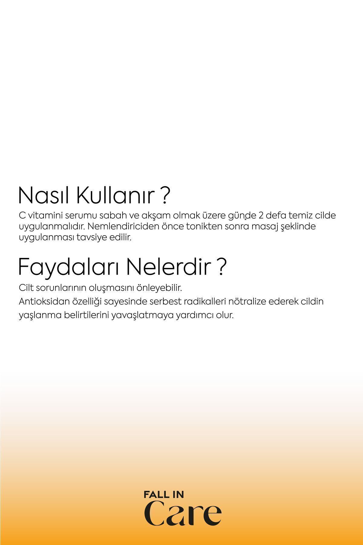 Vitamin C , Aydınlatıcı Ve Leke Karşıtı Ton Eşitleyici Cilt Bakım Serumu %20 Ascorbic Asit , 30 ml — FICVCS01 — تصویر 5 از 8