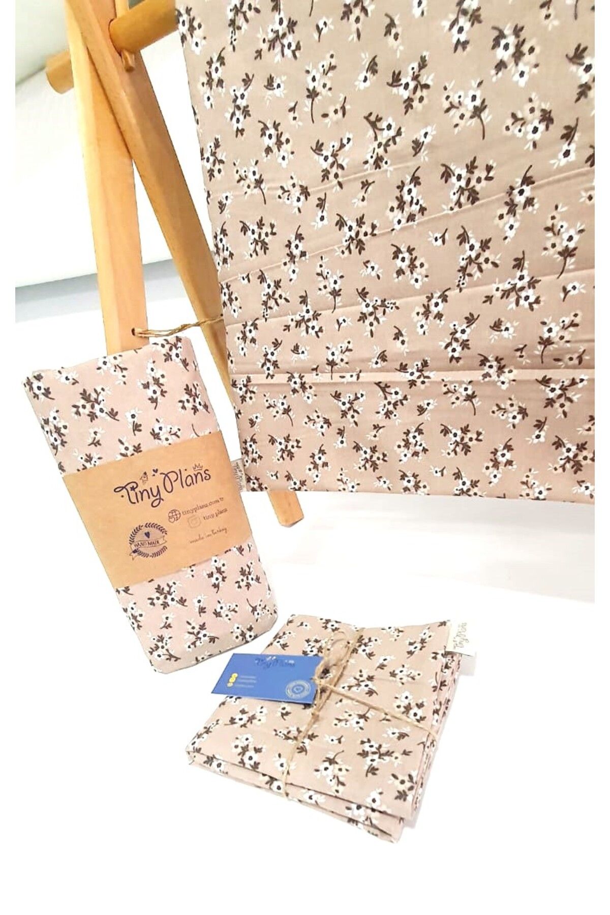 tiny plans-Single Elastic Sheet - Pillowcase Set 4