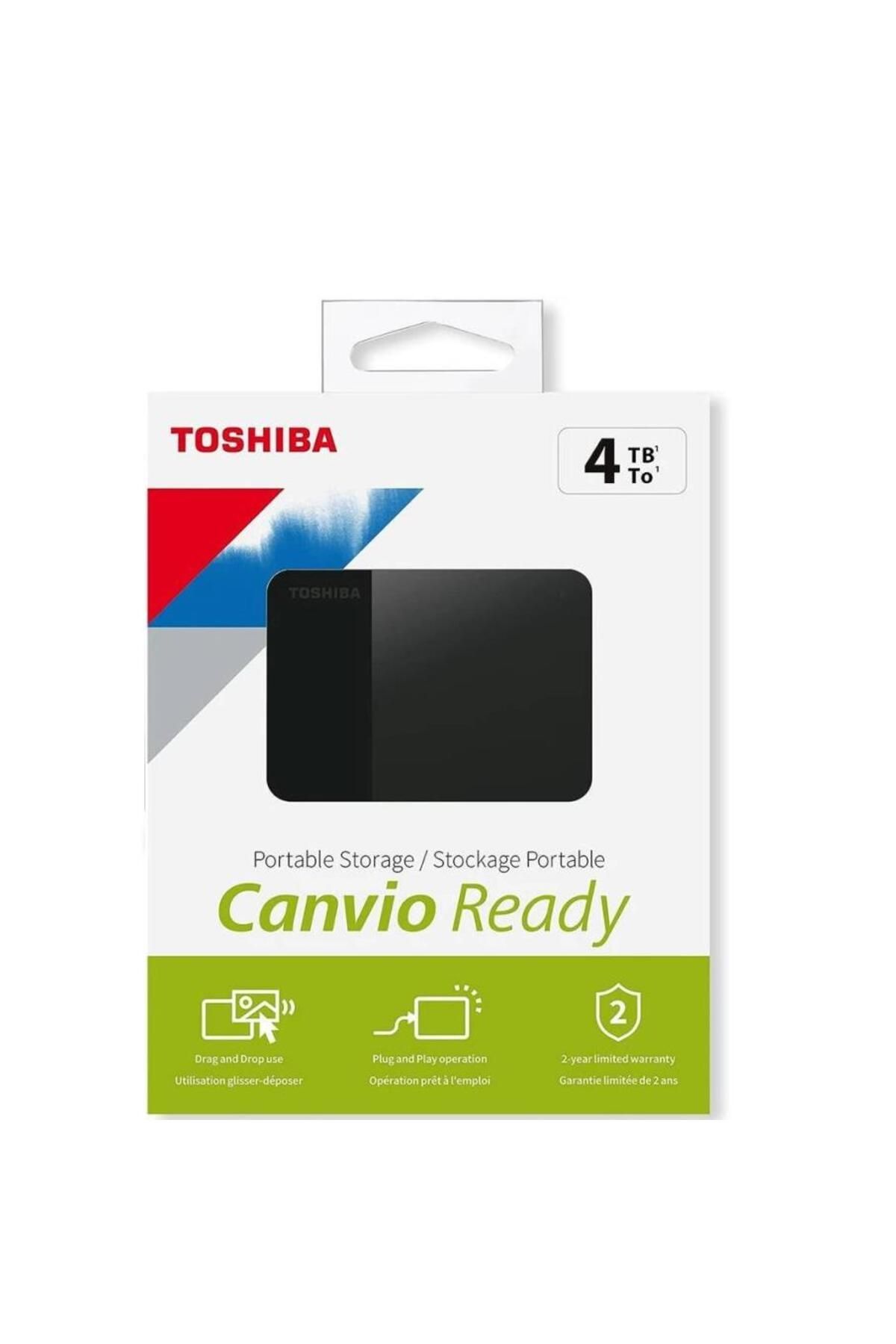 Hedef Market Toshiba 2.5" 4TB Canvio Ready HDTP340EK3CA USB3.2 G1 SİYAH (B3)