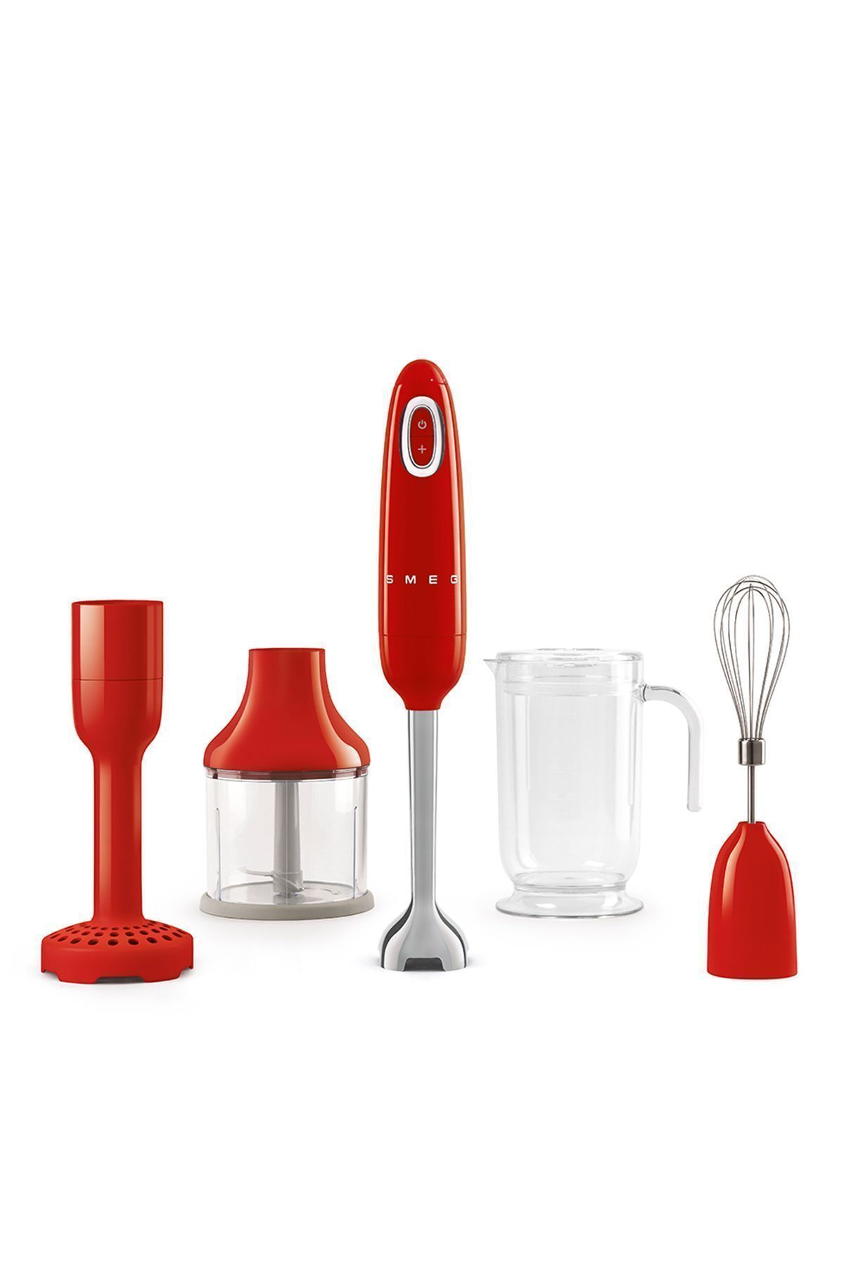 SMEG 50's Style HBF22RDEU 700 W Kırmızı El Blender Seti