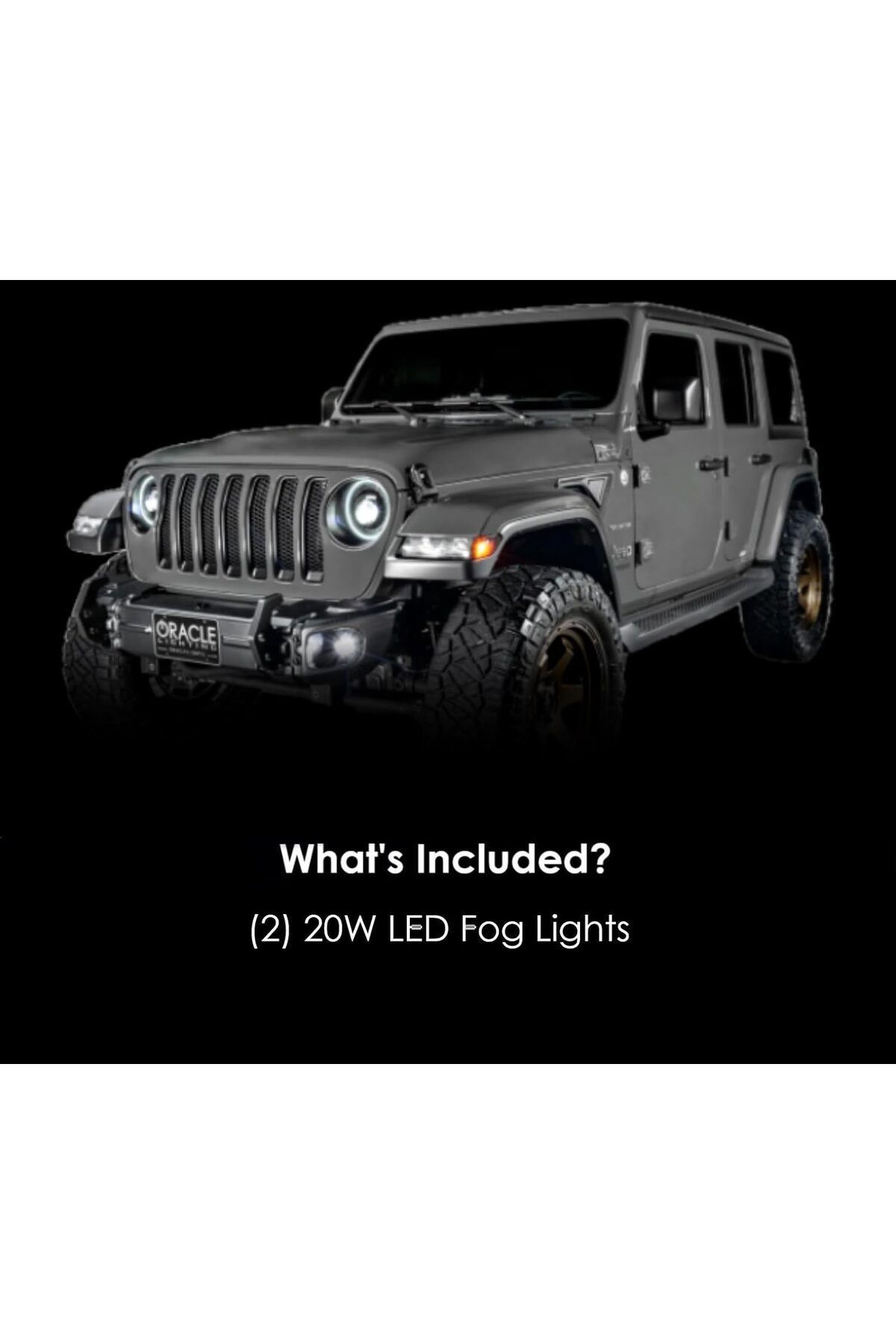 oracle-Jeep Wrangler JL & Gladiator JT 18-24 LED Fog Lights, Sahara 4