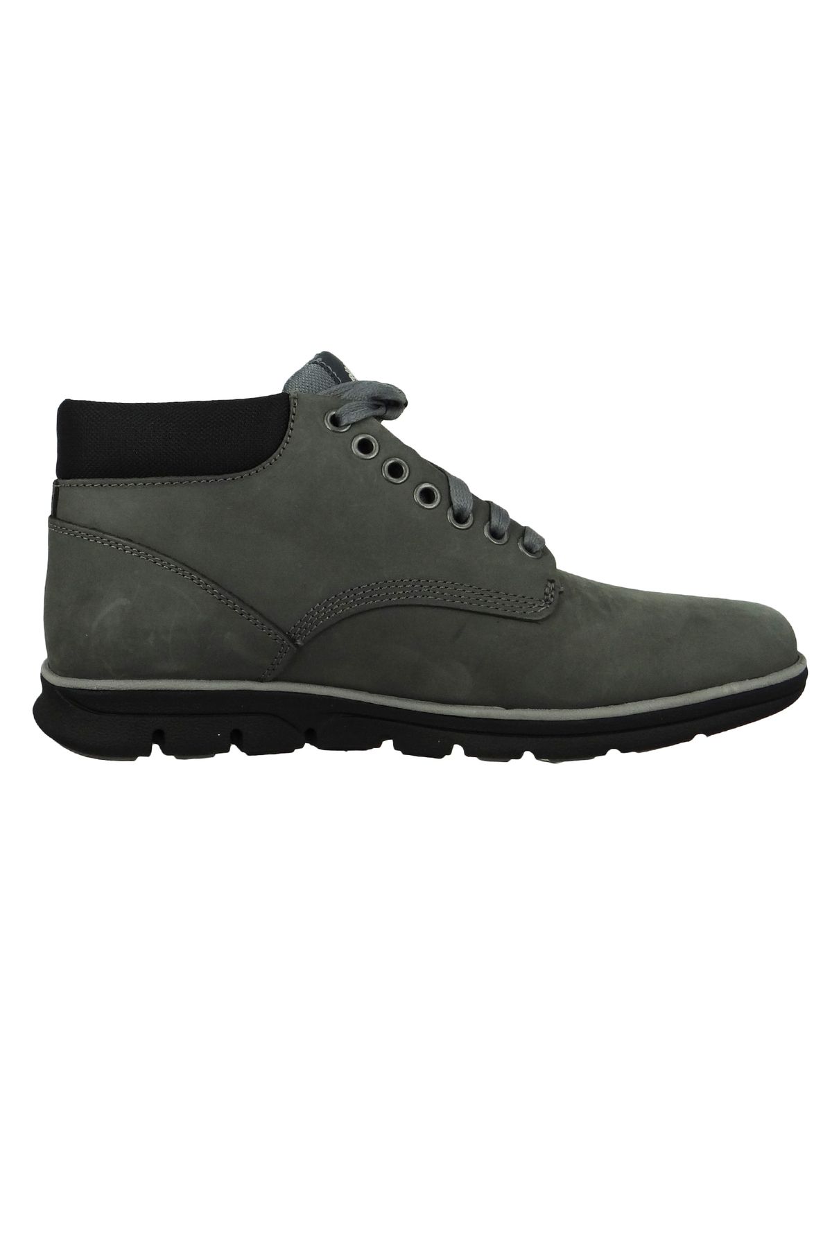 Timberland-Herren Sportliche Halbschuhe Bradstreet Chukka CA5UY5 TB0A5UY5033 Grau Medium Grey Nubuck Leder mit 5