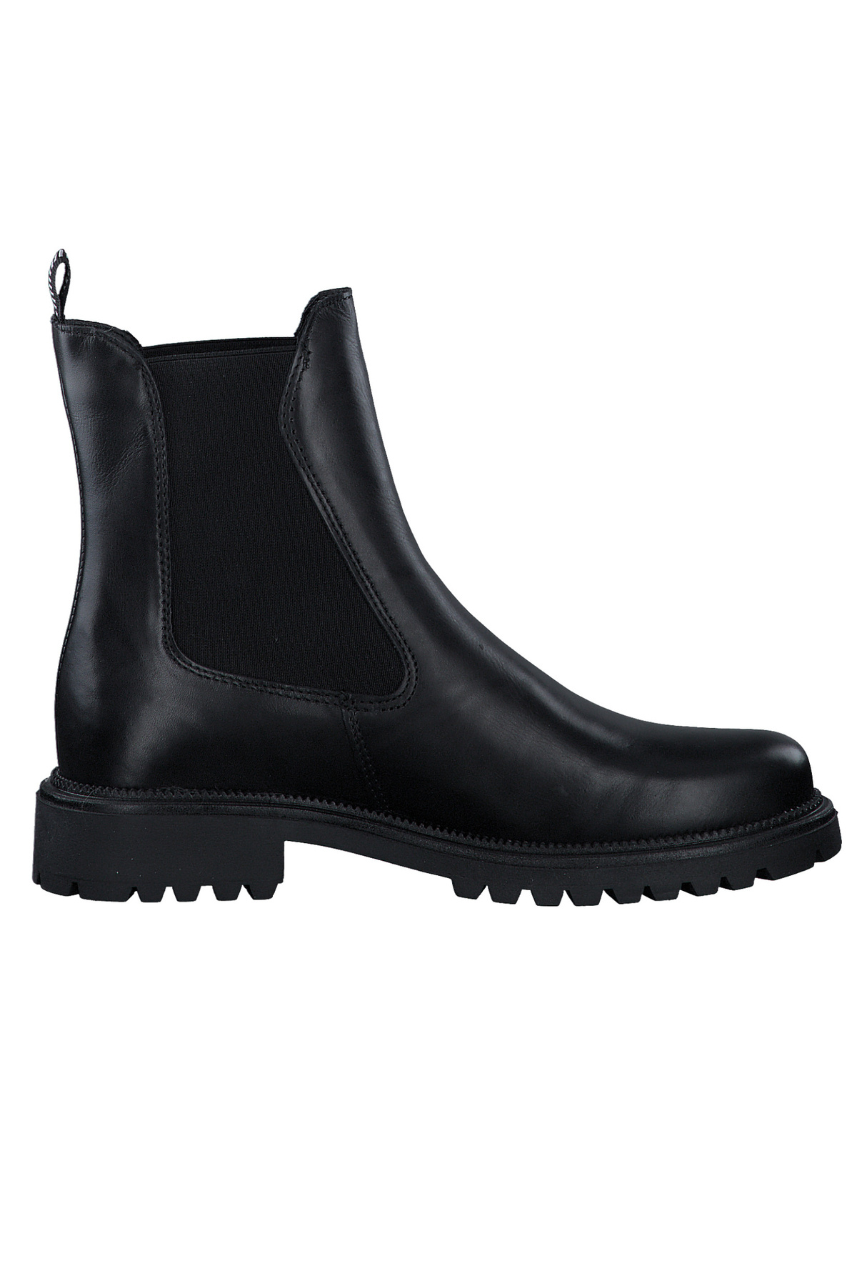 Tamaris-Damen Elegante Stiefelette 1-25427-41 Schwarz 001 Černá Leder mit TOUCH-IT 5