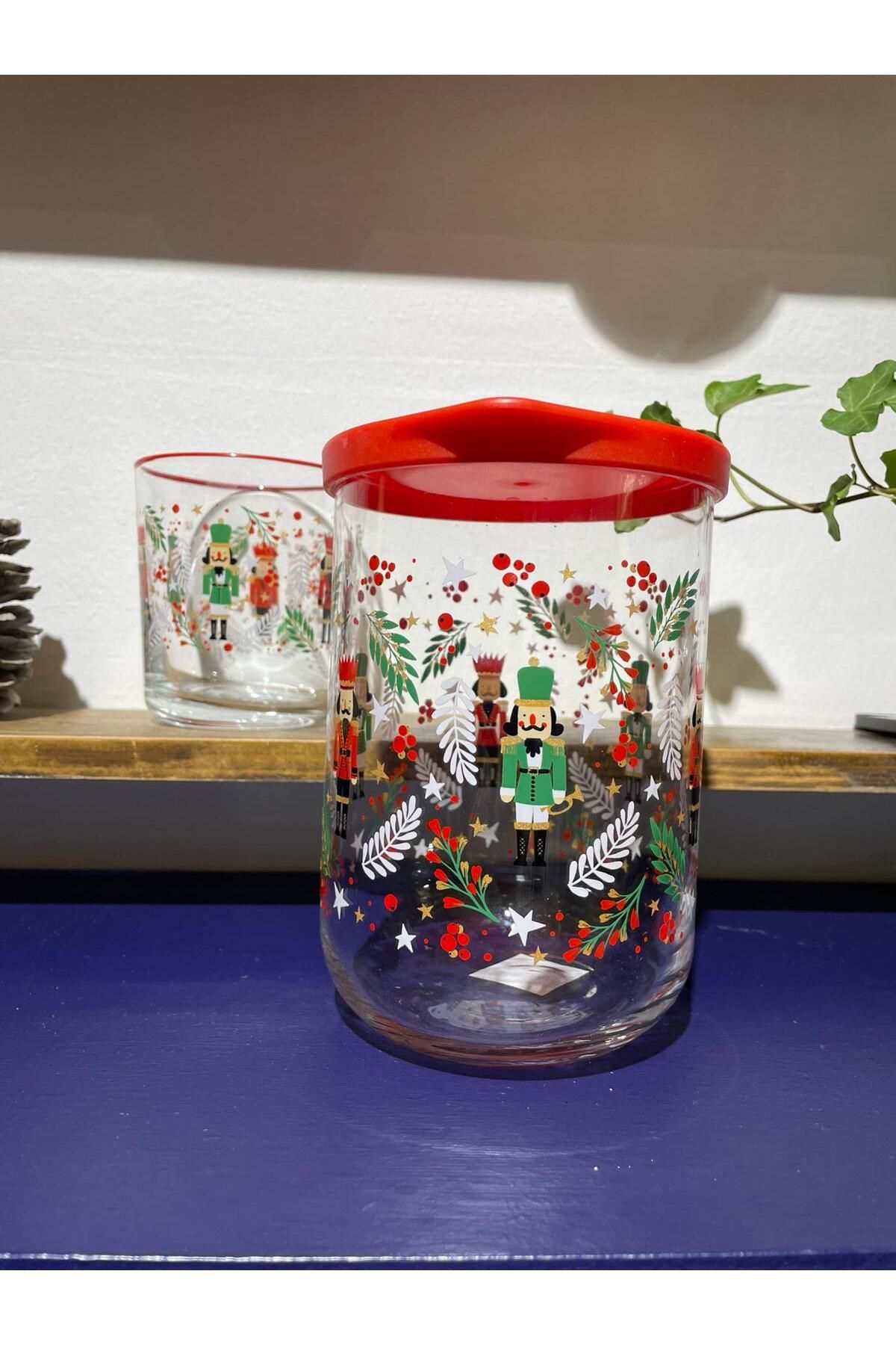 KAIZEN CONCEPT-1000 Cc Christmas Nutcracker Patterned Storage Container 2