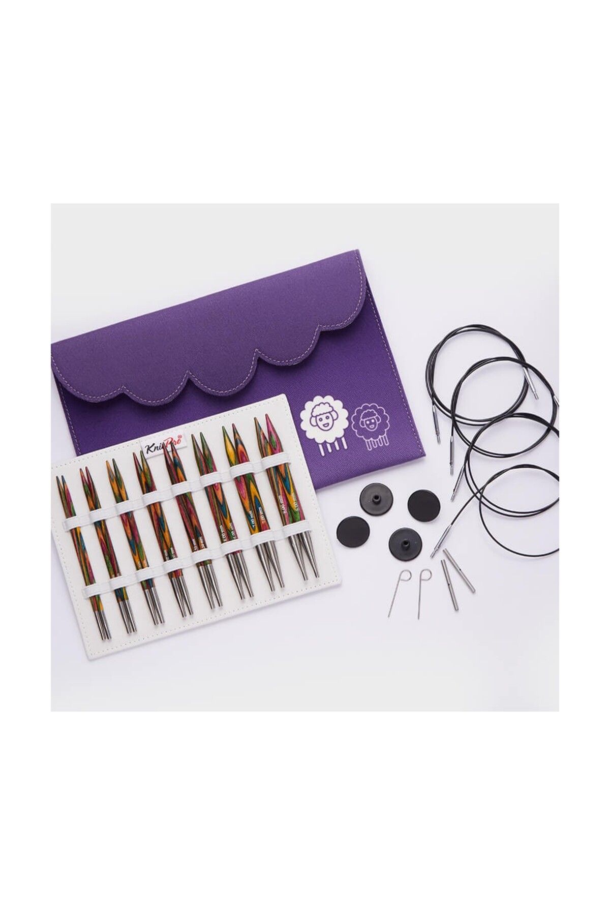 KnitPro-Symfonie Deluxe Knitting Needle Set with Replaceable Thread - 20613 - 3
