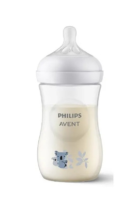 Philips Avent Philips Doğal Tepkili Koala Desenli PP Biberon 260ml, 3-6 Ay, S...
