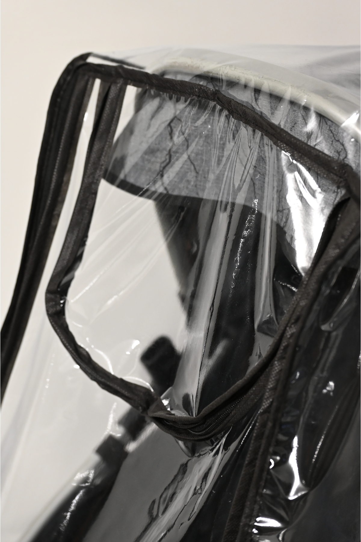 MorBebe Fermuarlı Ultra Lüks Bebek Arabası Yağmurluğu Siyah Bütün Bebek Arabalarına Uyumludur fotoğrafı 3 (önizleme)