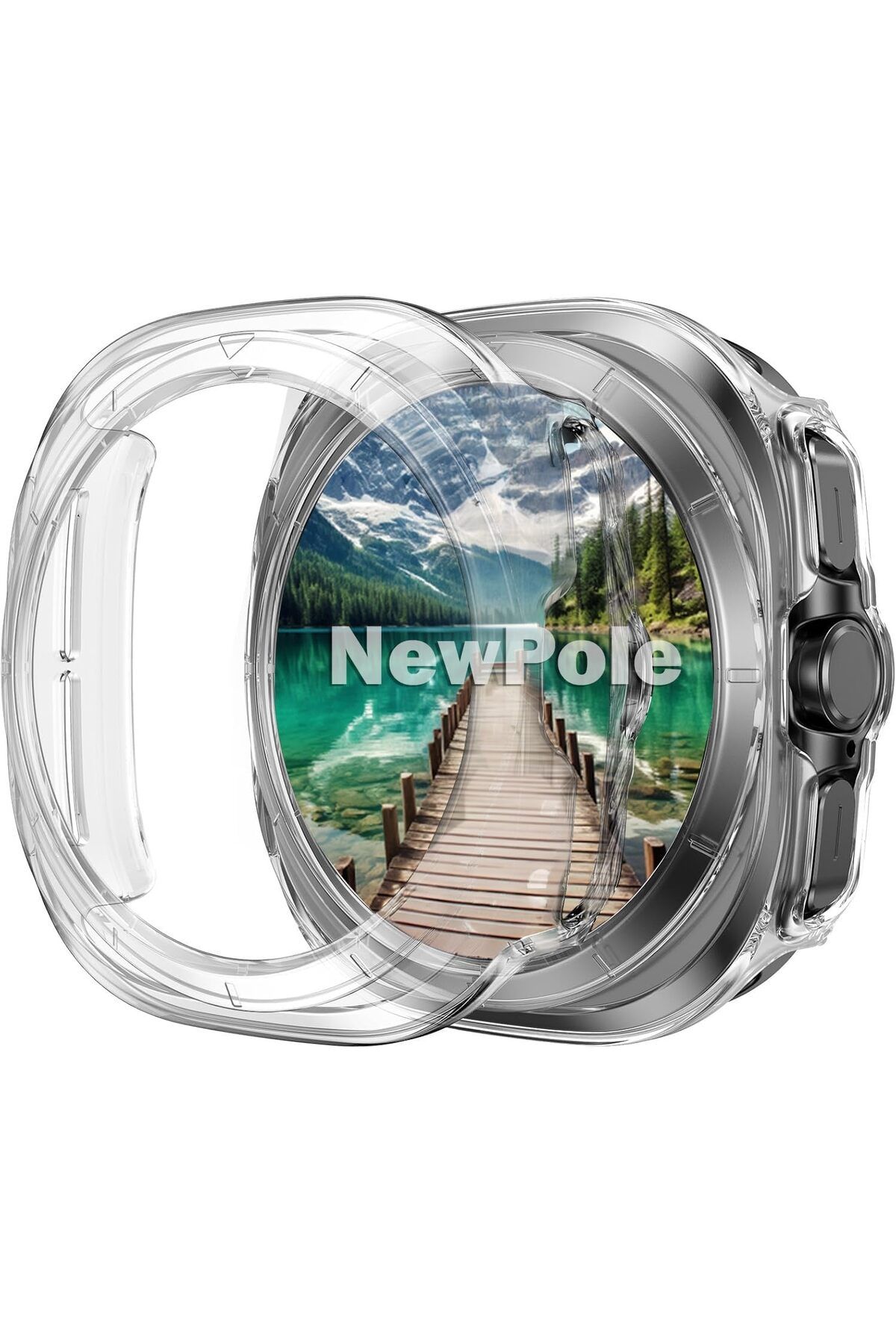 STOREMAX bystoreby Galaxy Watch Ultra için Watch Tam Kaplayan Watch Kasa Koruyucu Kılıf Sert PC Darbelere