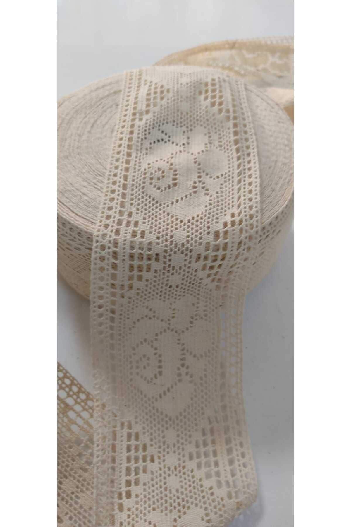 TUNCAY TEKSTİL-Buldan Işi Authentic Buldan Işi Rose Intermediate Lace 10 Mt Buldan Intermediate Laces 2