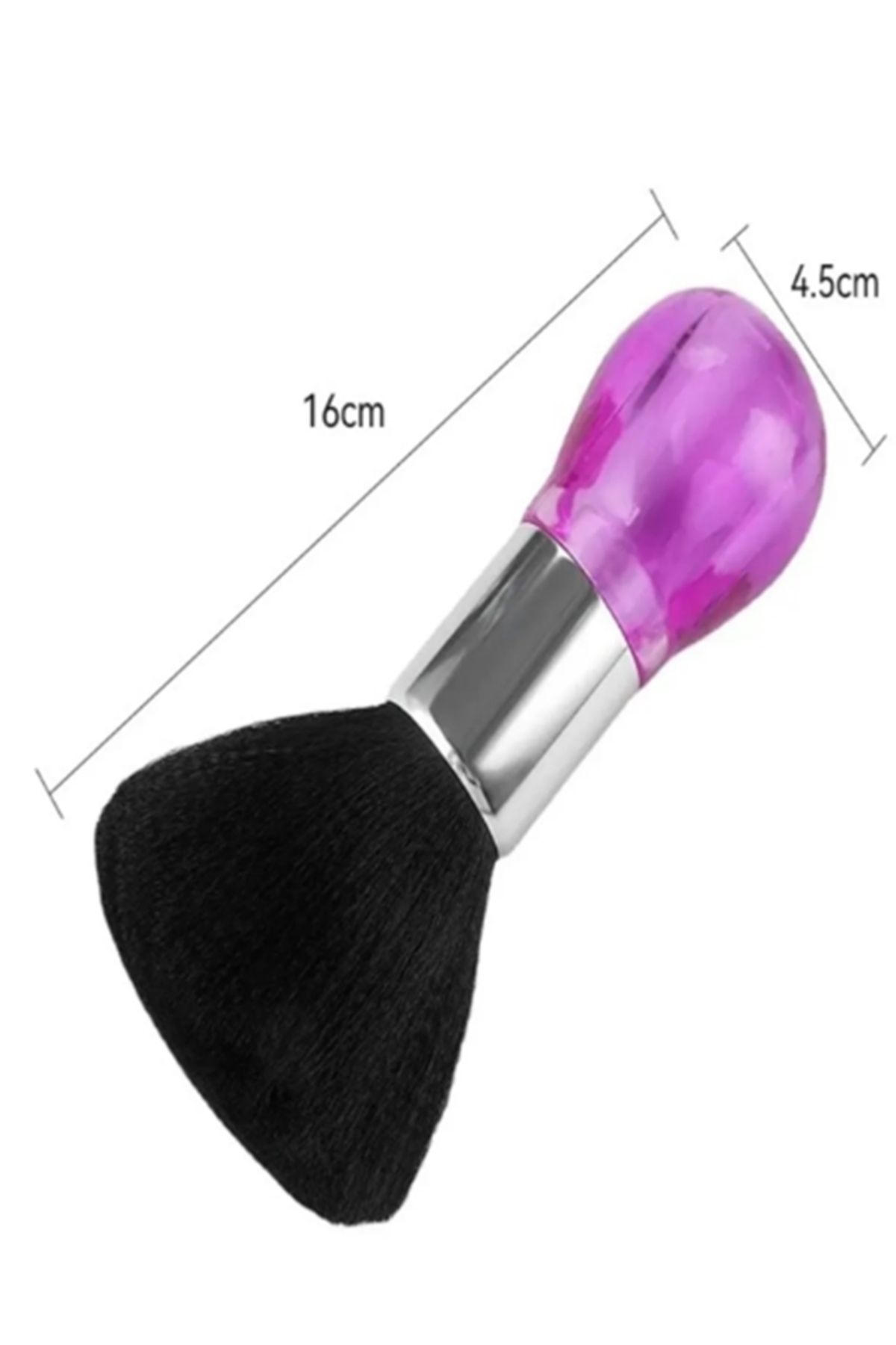 gaman-Perie pentru frizer, perie profesională moale, violet, pentru tuns, pentru gât, cu peri, pentru îndepărtarea părului 2