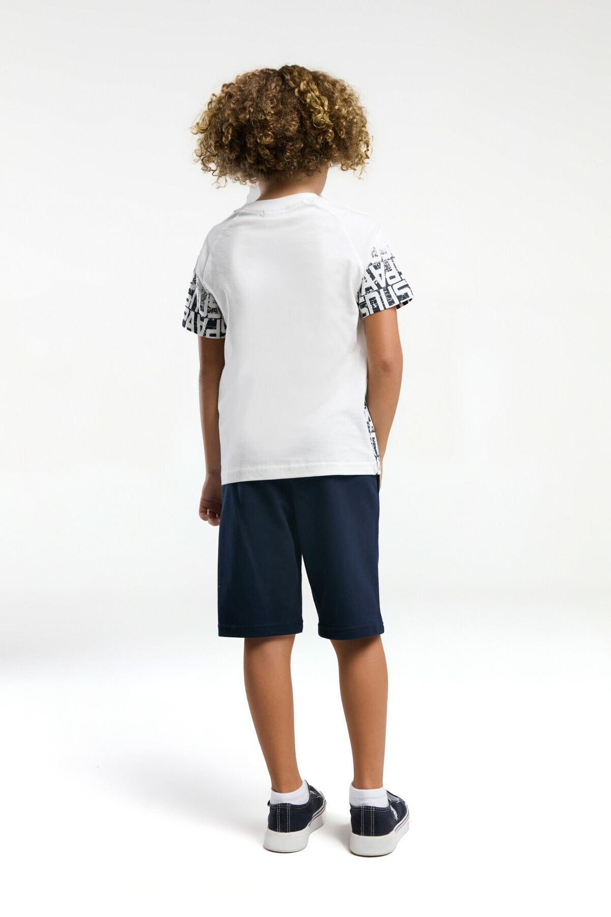 U.S. Polo Assn.-U.S. Polo Assn. Boy's White Bermuda Set 5