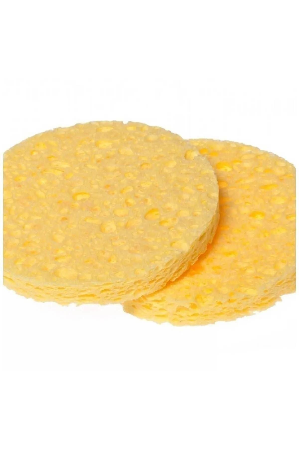 Ocean-2-Piece Yellow Cleansing Sponge - Face and Makeup 3