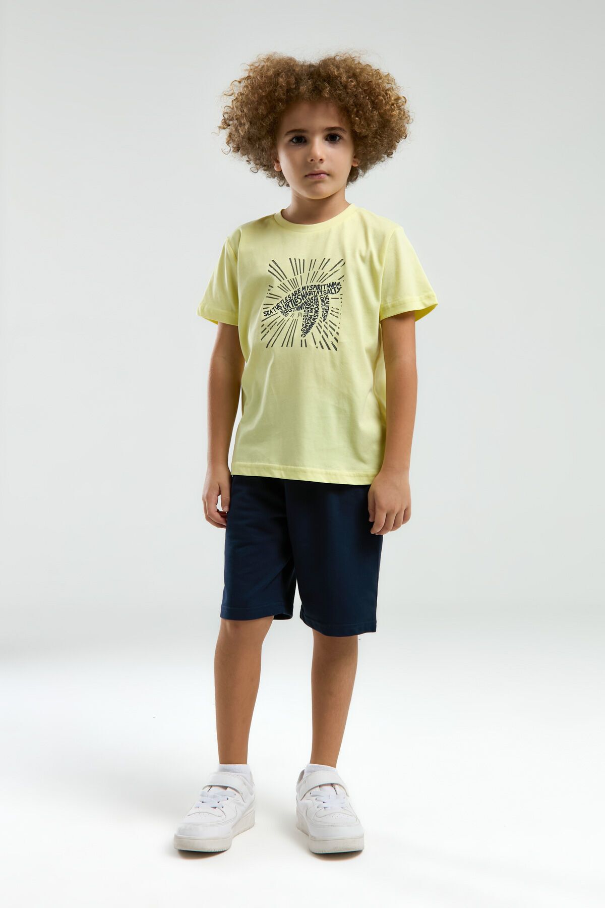 Arnetta-Boy's Yellow Bermuda Suit 3