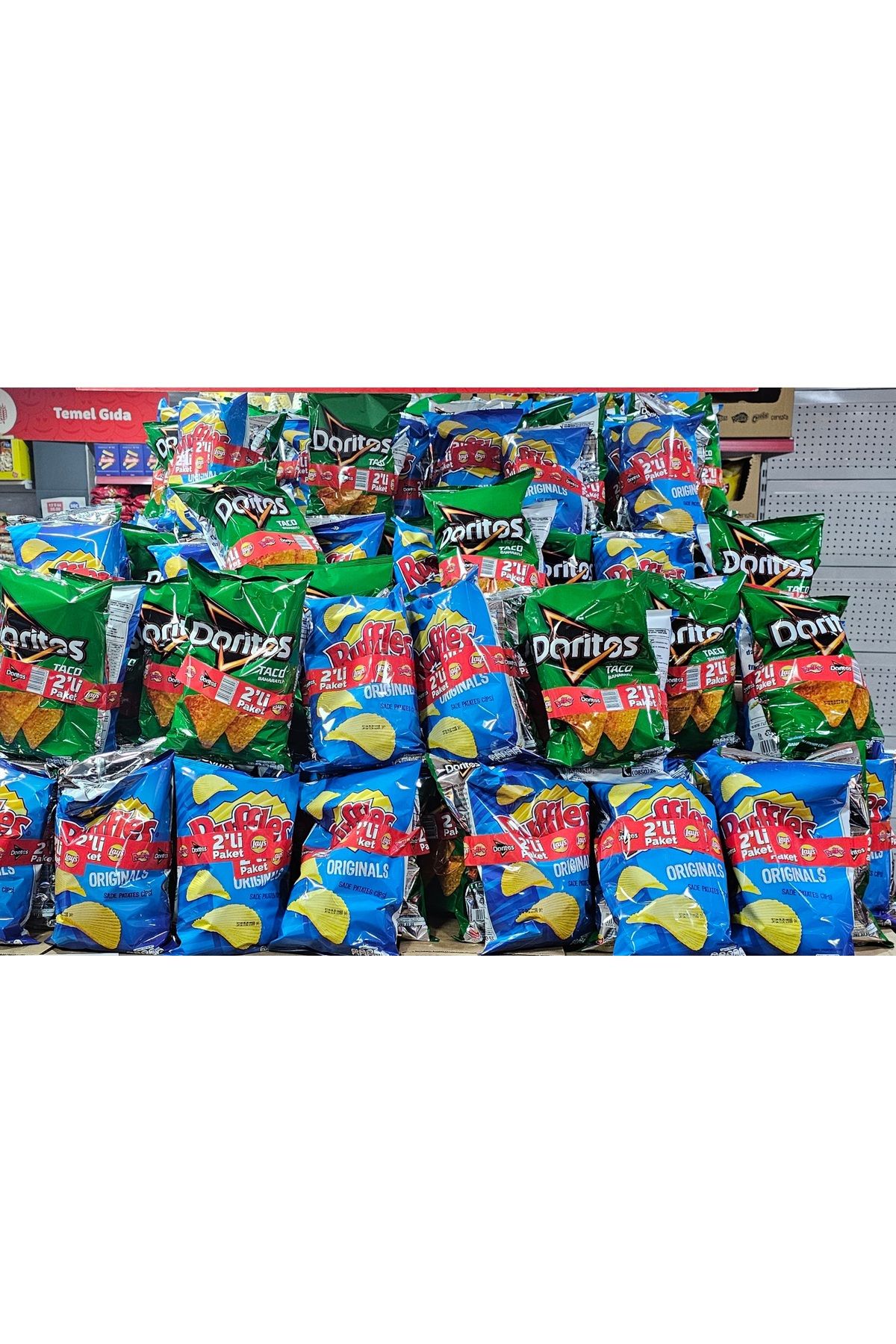 DORİTOS 88 GR X 2 ADET DORİTOS TACO VE RUFFLES PATATES 1 SET