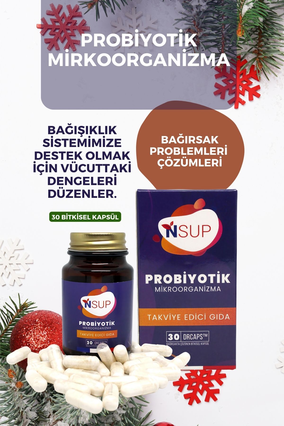 NSUP Probiyotik Destek Güçlü