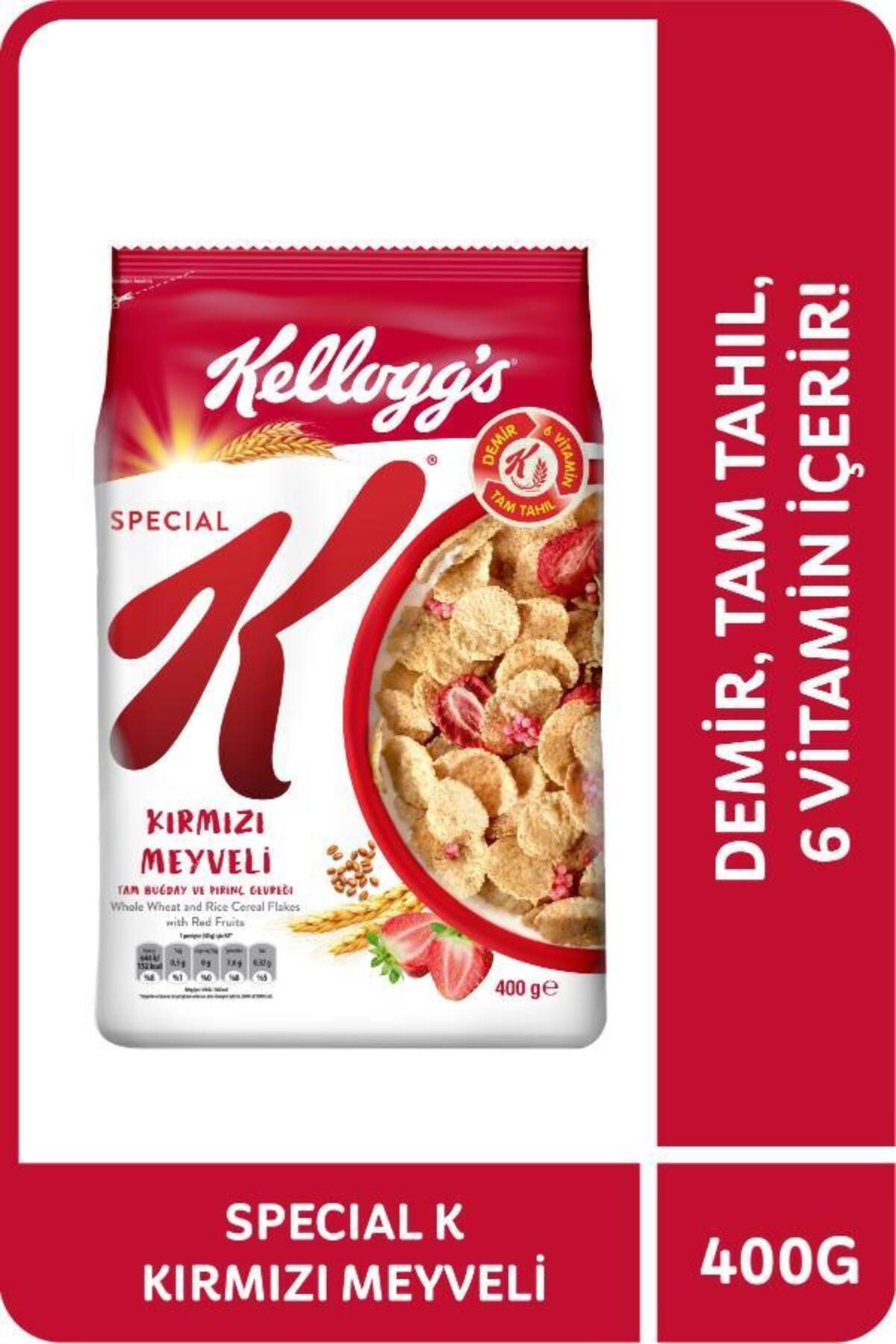 Kellogg's Special K Kırmızı Meyveli Kahvaltılık Tam Buğday Ve Pirinç Gevreği 400 Gr,tam Tahıllı