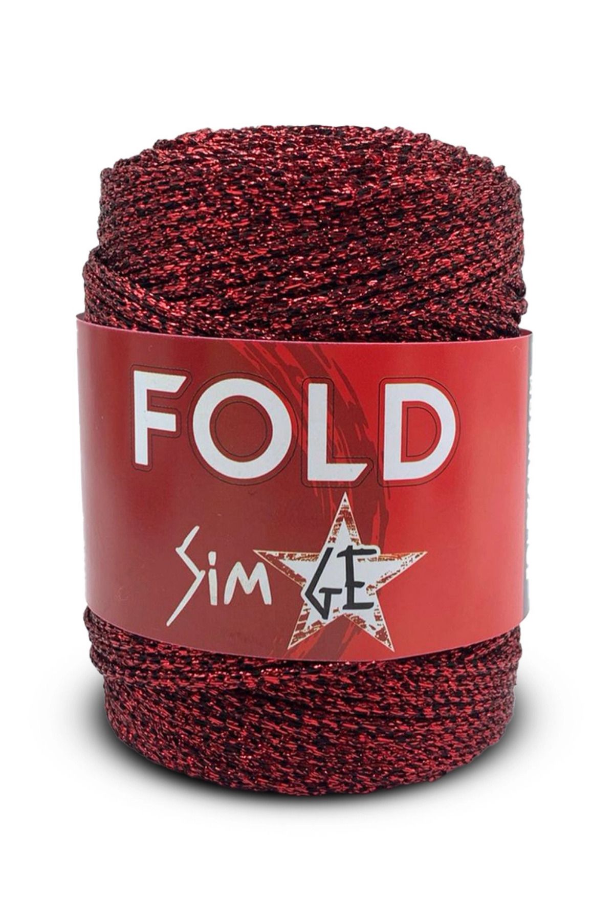 FOLD Simge- Roșu 100% Sim 100 Grame Ață De Tricotat - One Size
